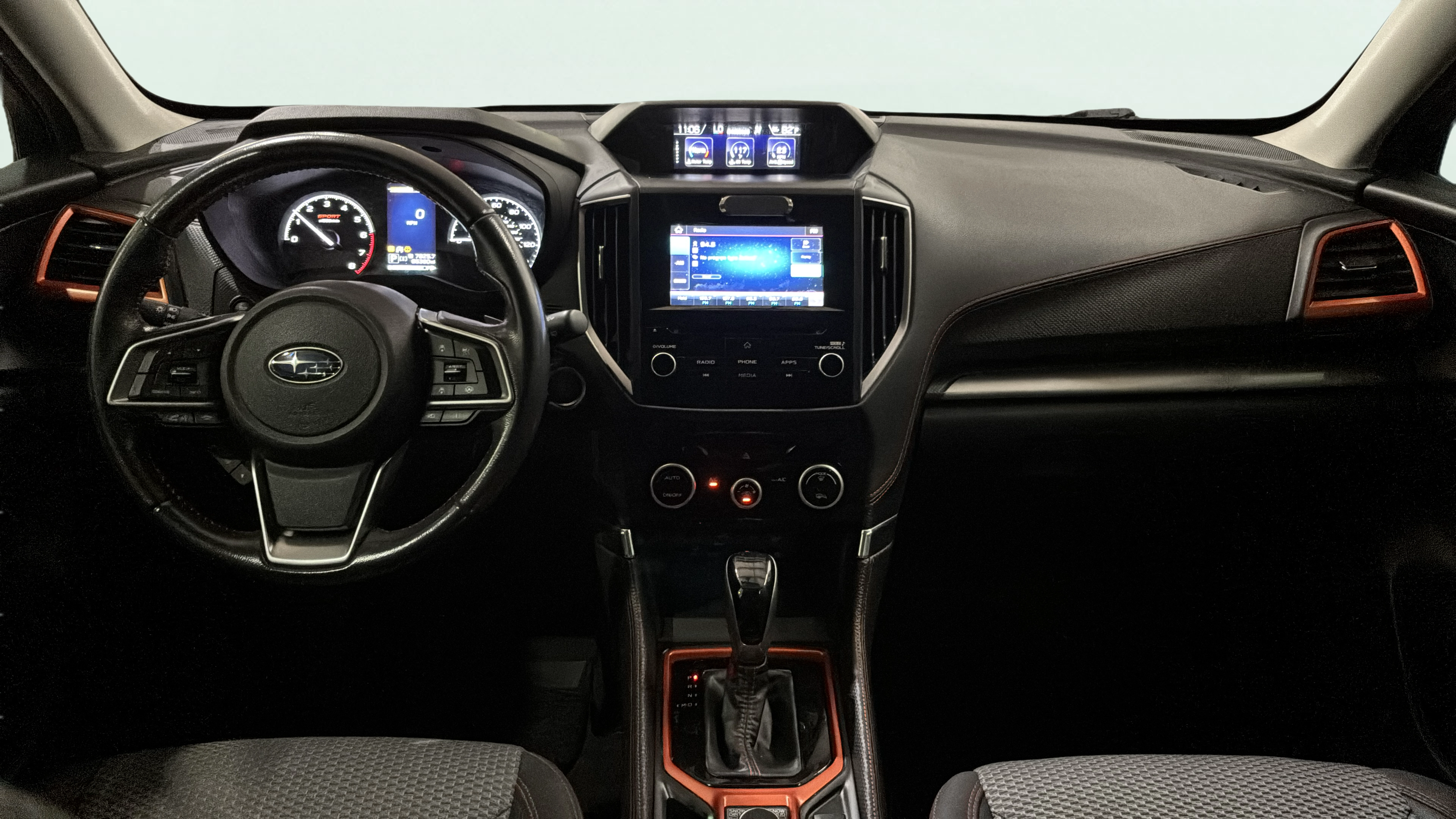 Vehicle interior 360 preview