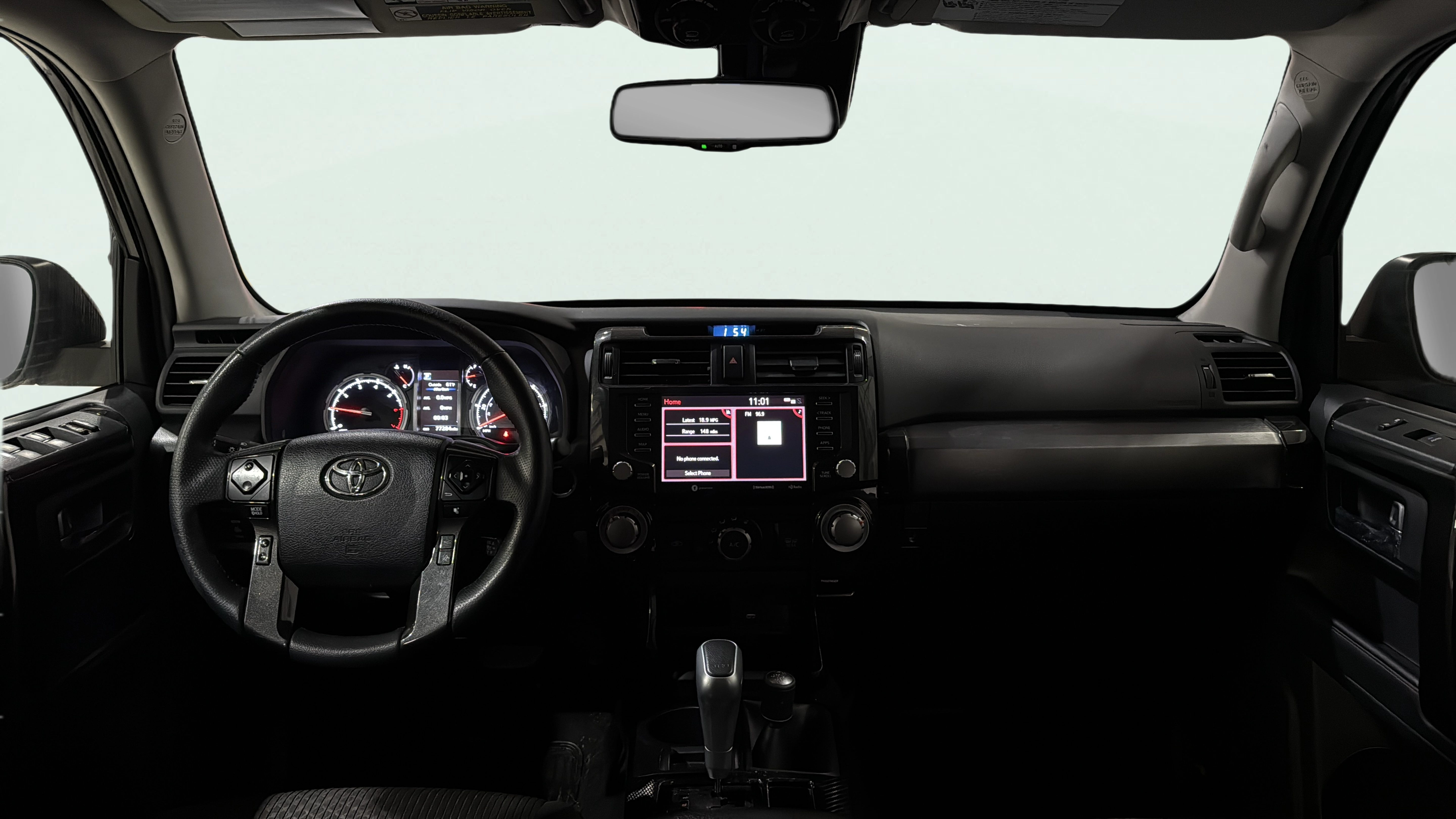 Vehicle interior 360 preview