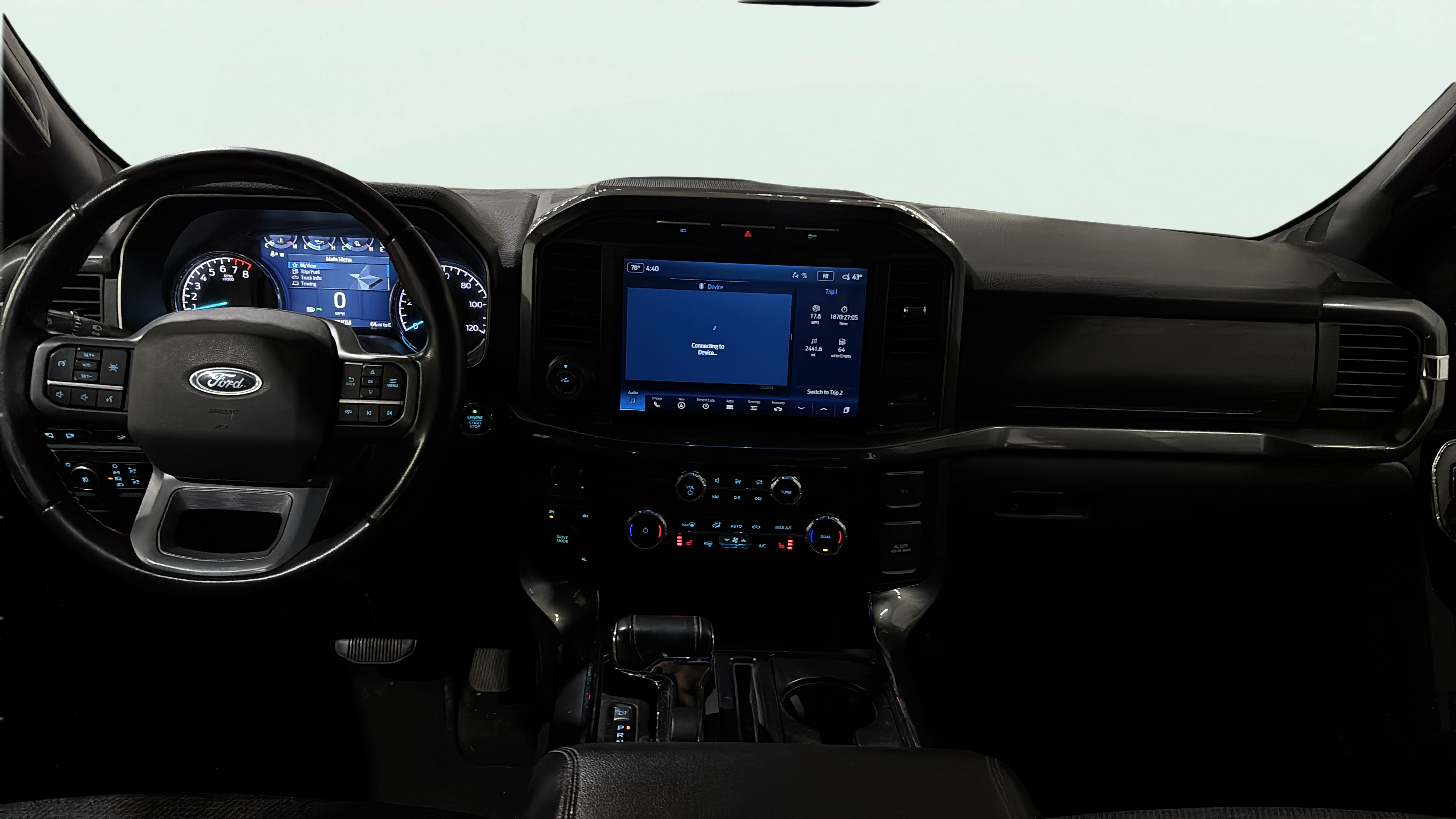 Vehicle interior 360 preview