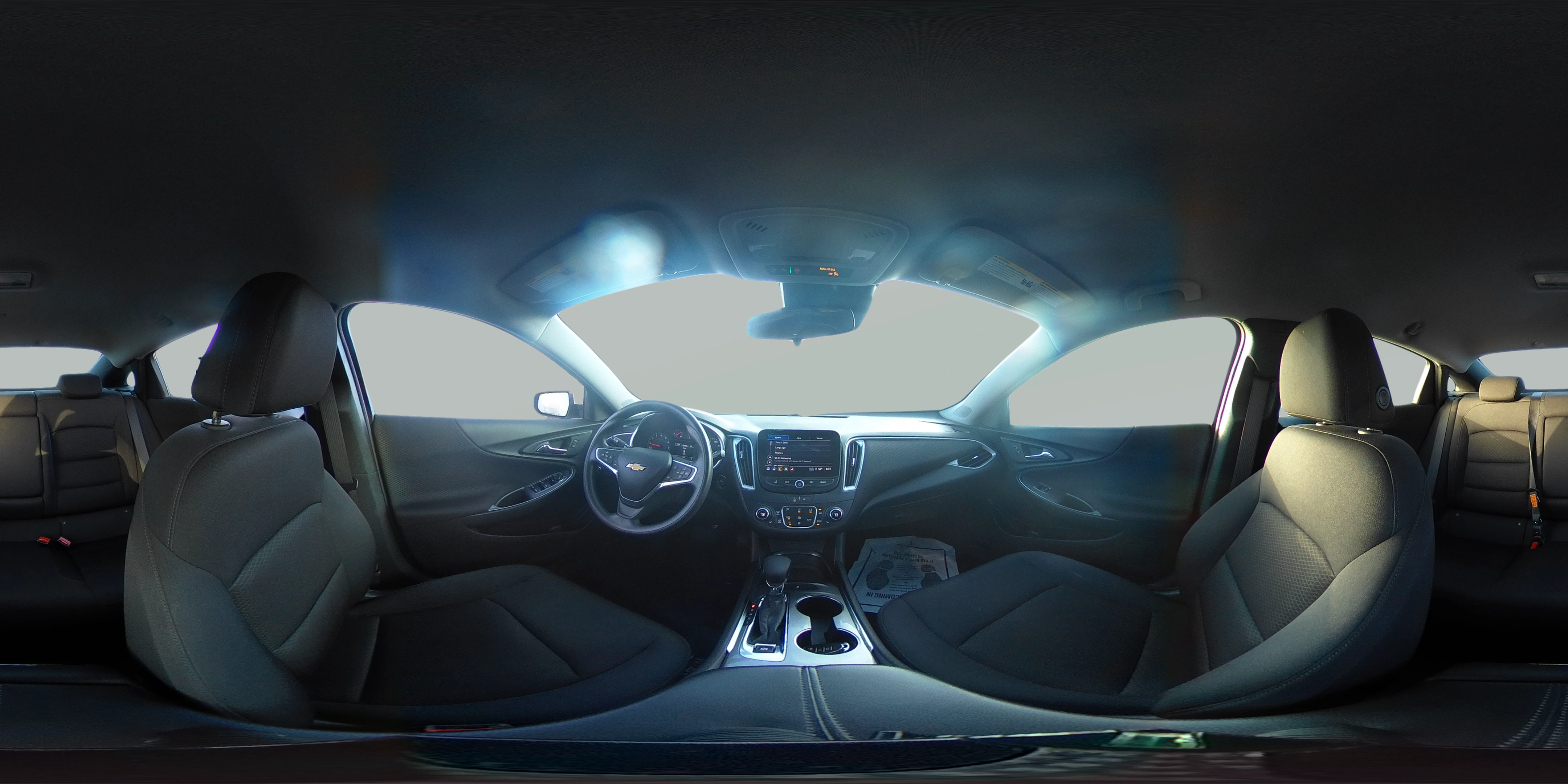 Vehicle interior 360 preview