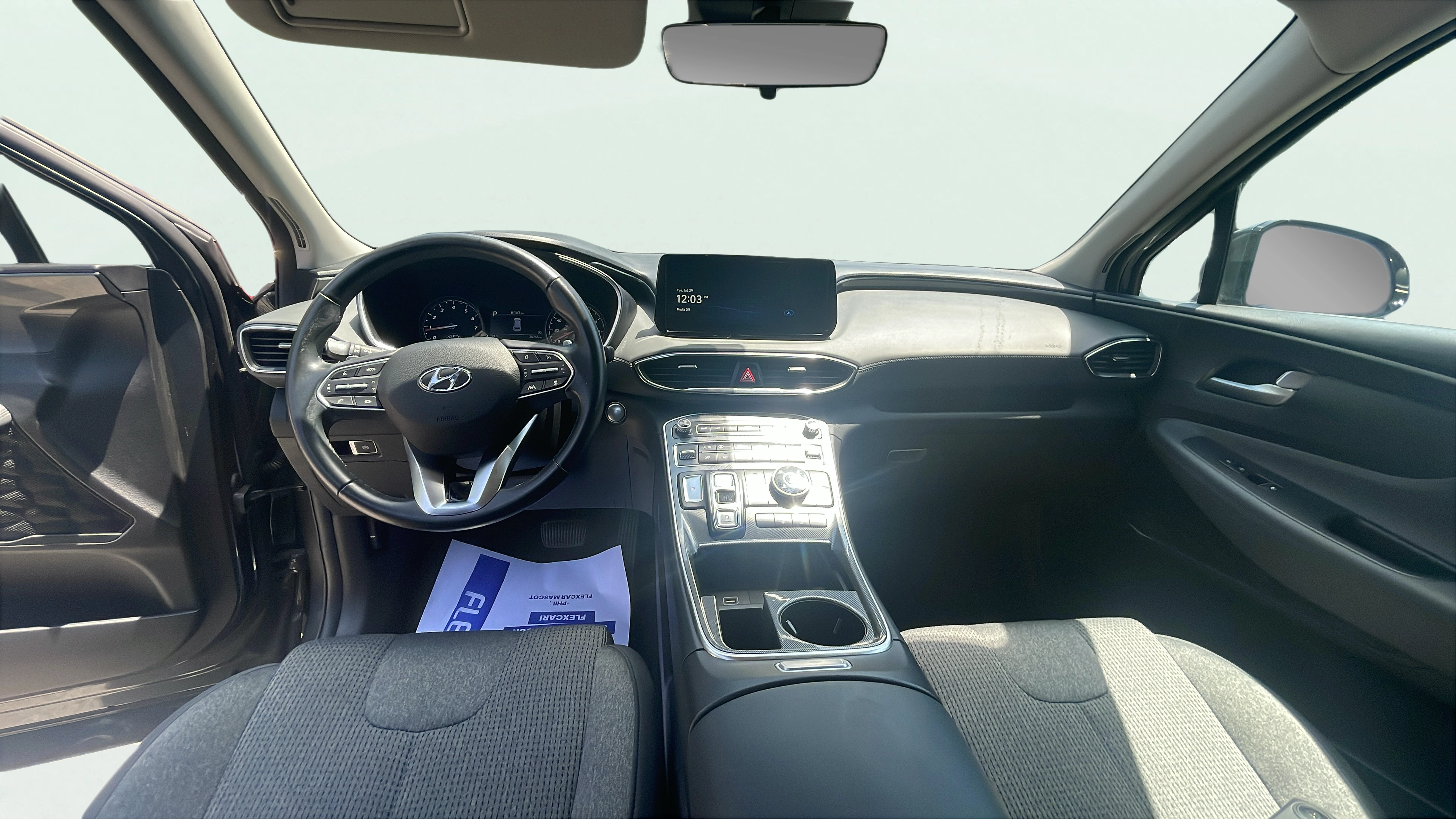 Vehicle interior 360 preview