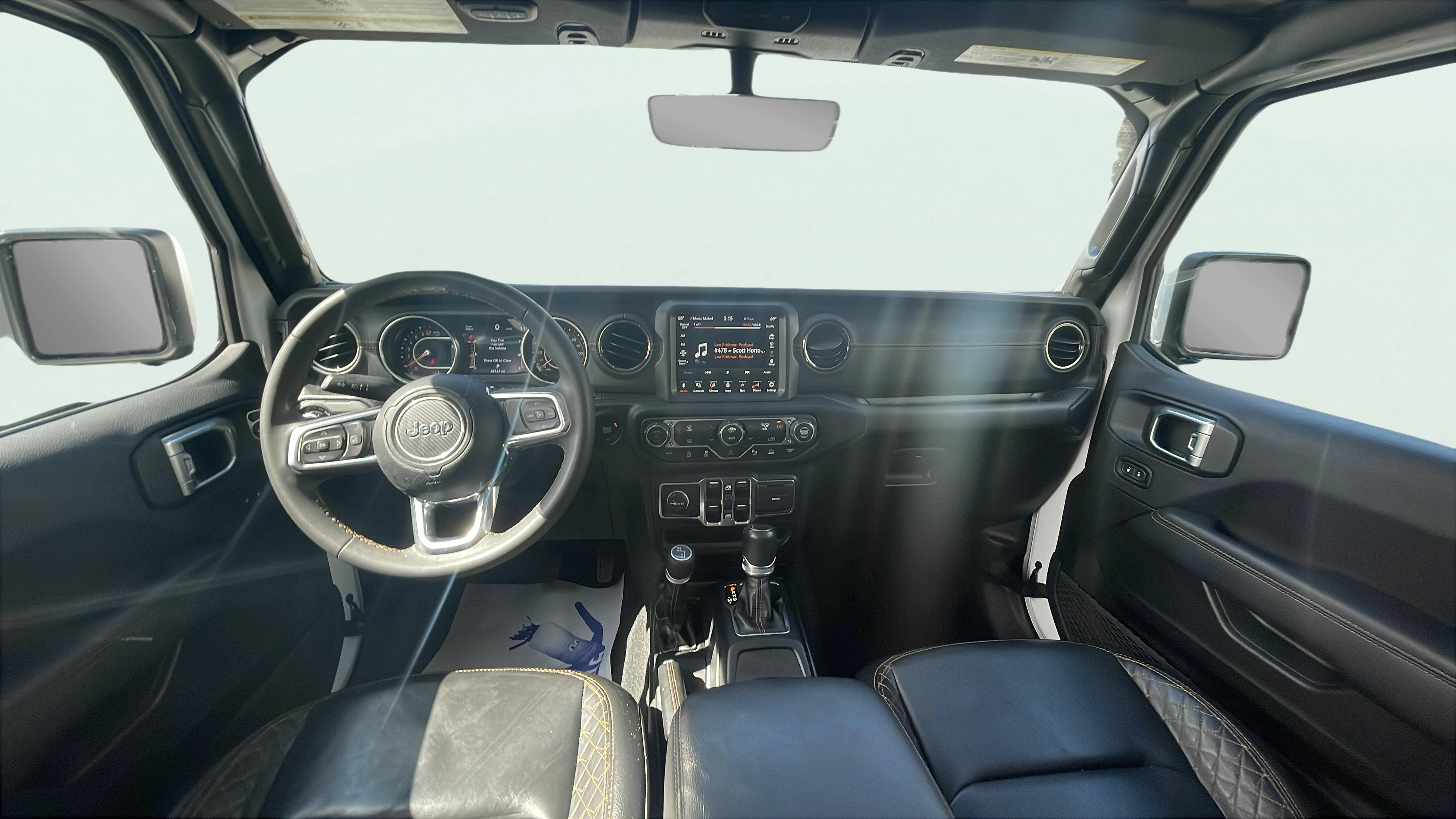 Vehicle interior 360 preview