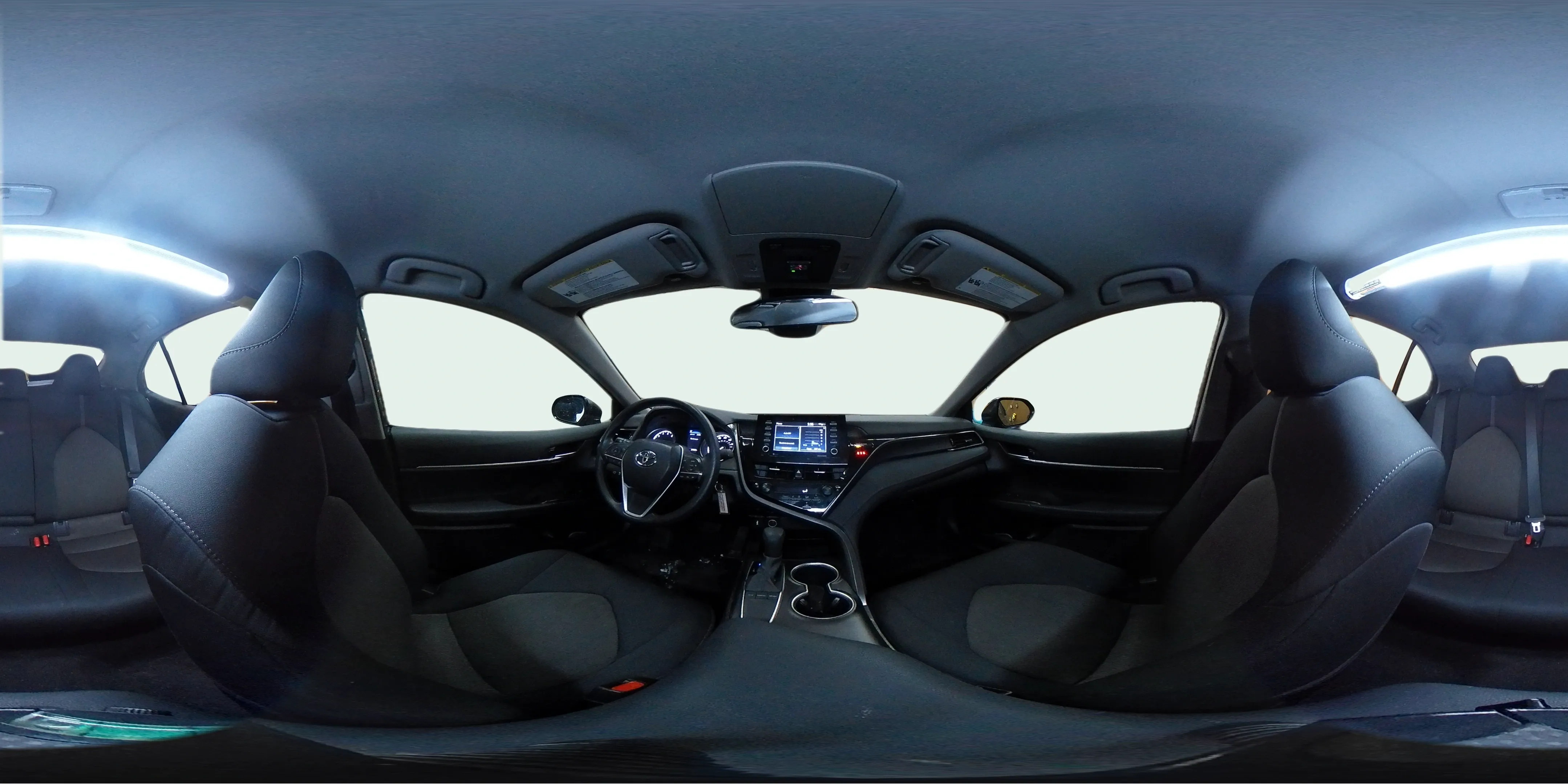 Vehicle interior 360 preview