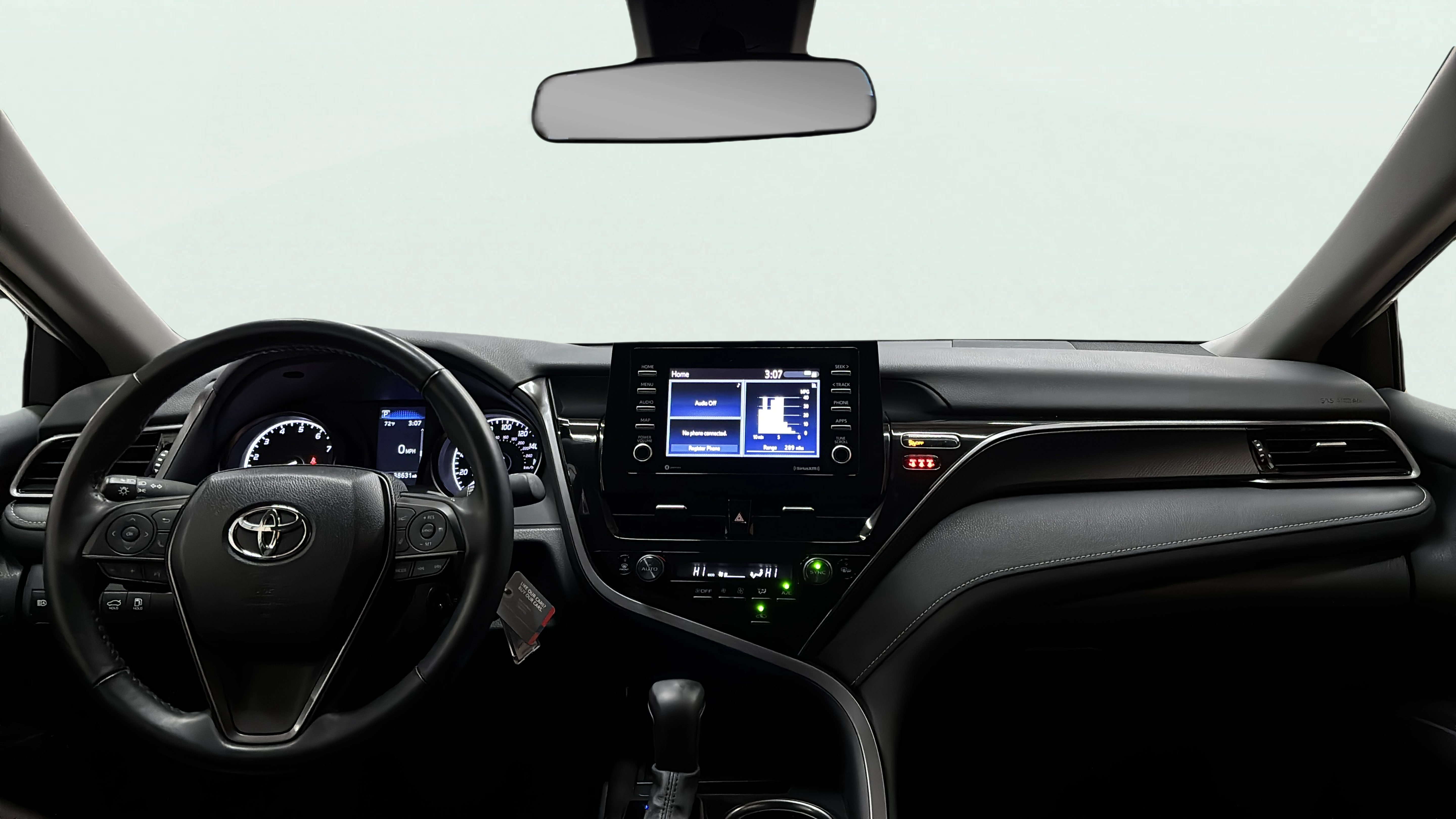 Vehicle interior 360 preview