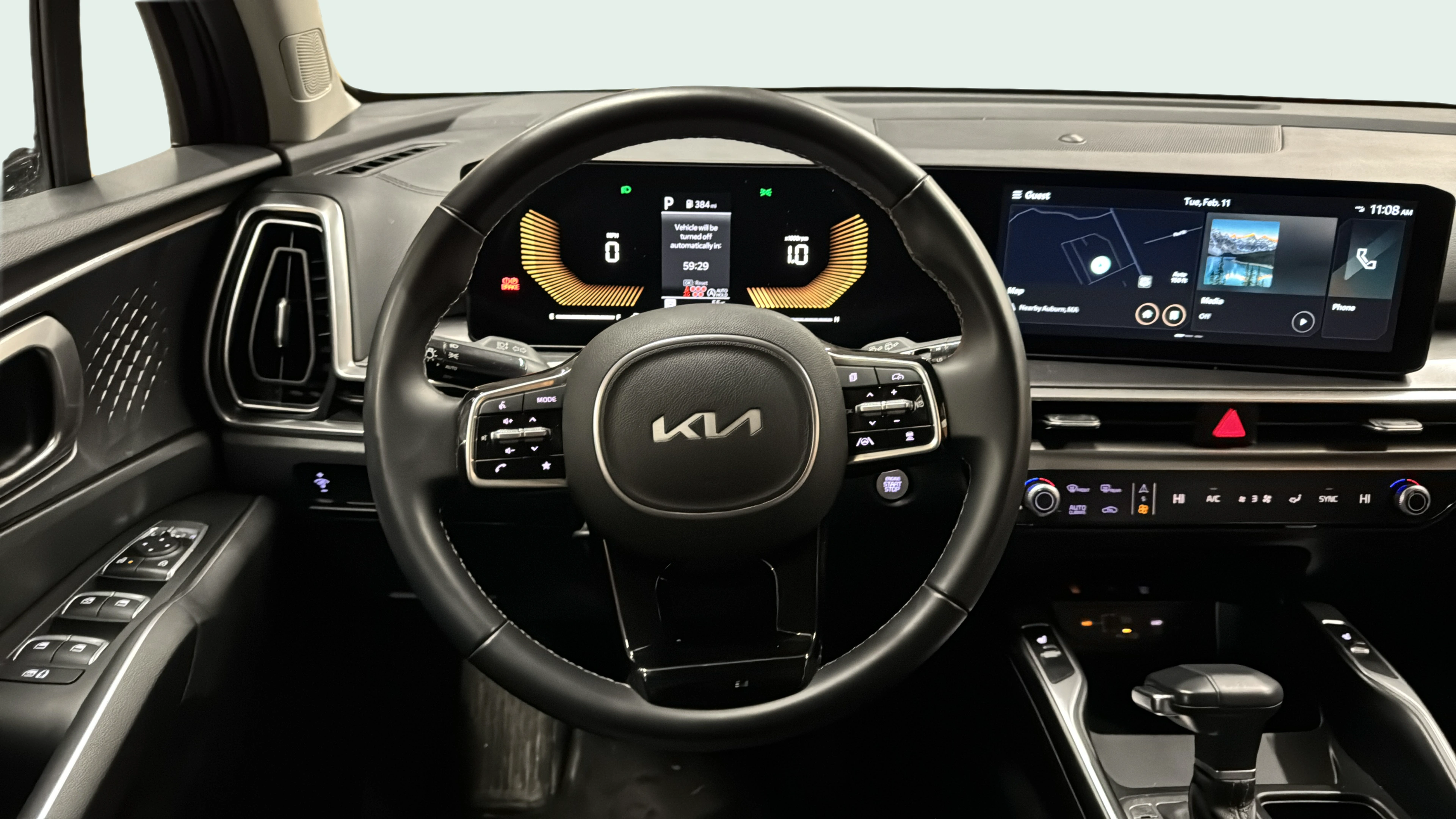 Vehicle interior 360 preview