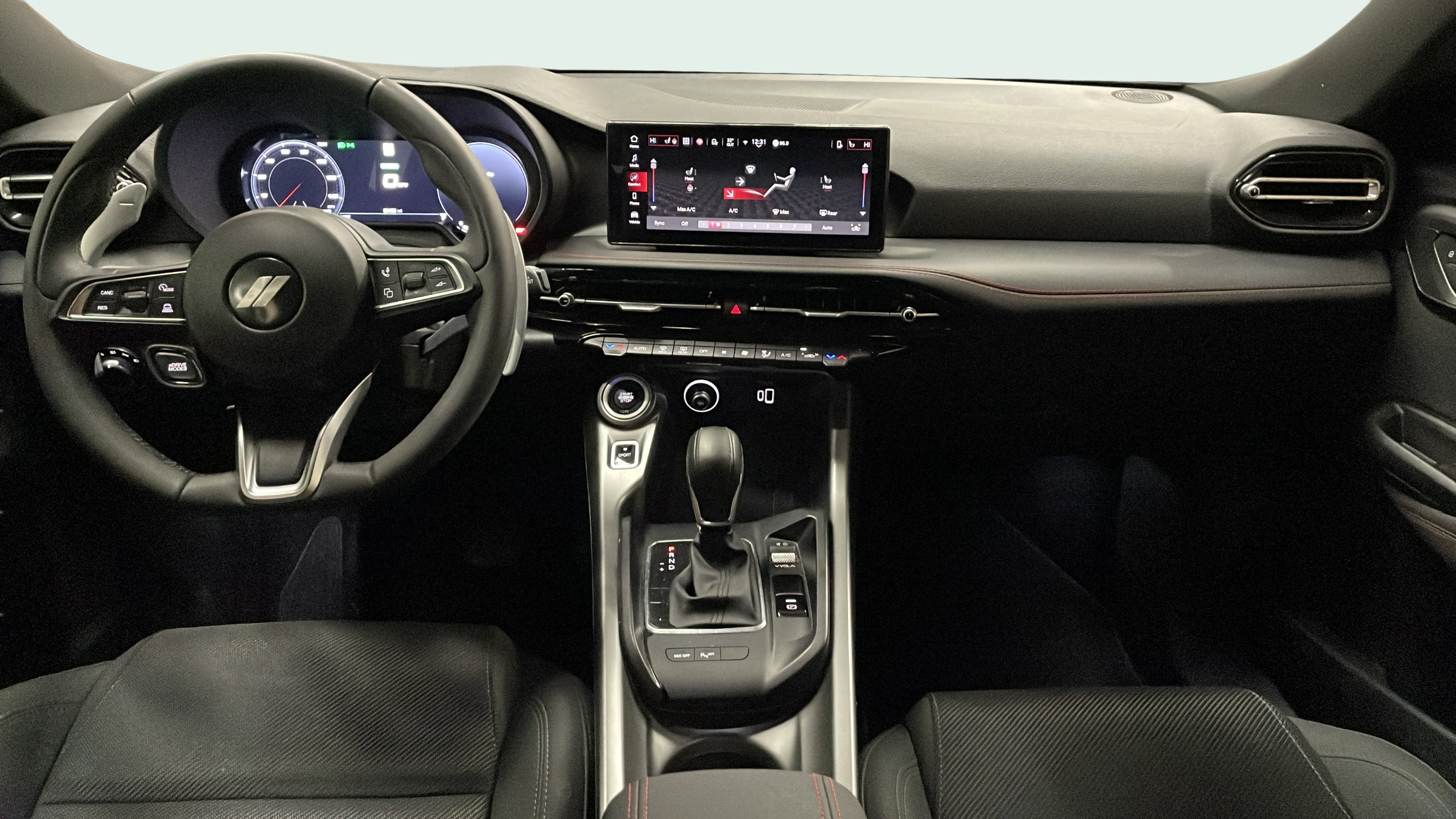 Vehicle interior 360 preview