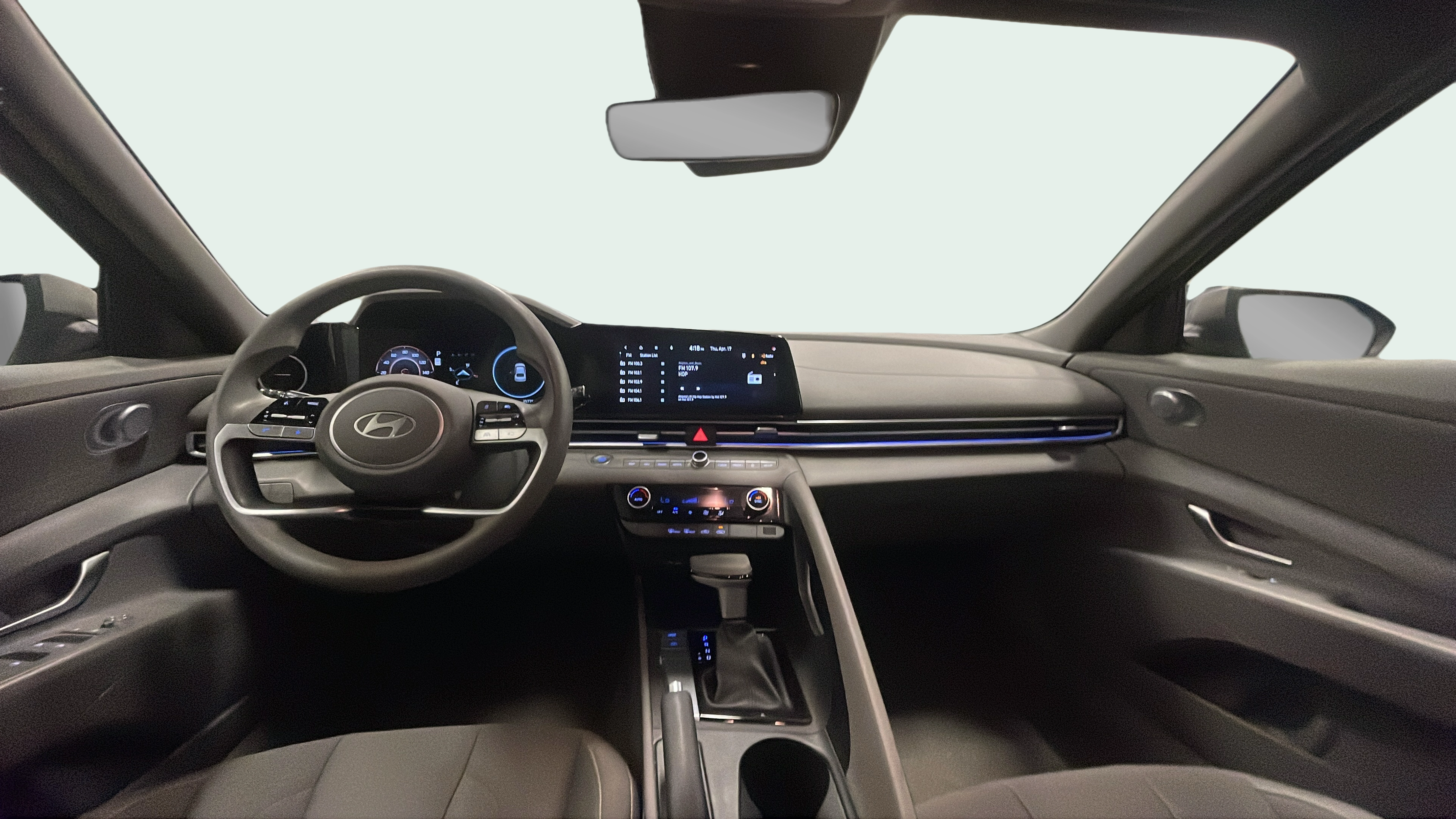 Vehicle interior 360 preview