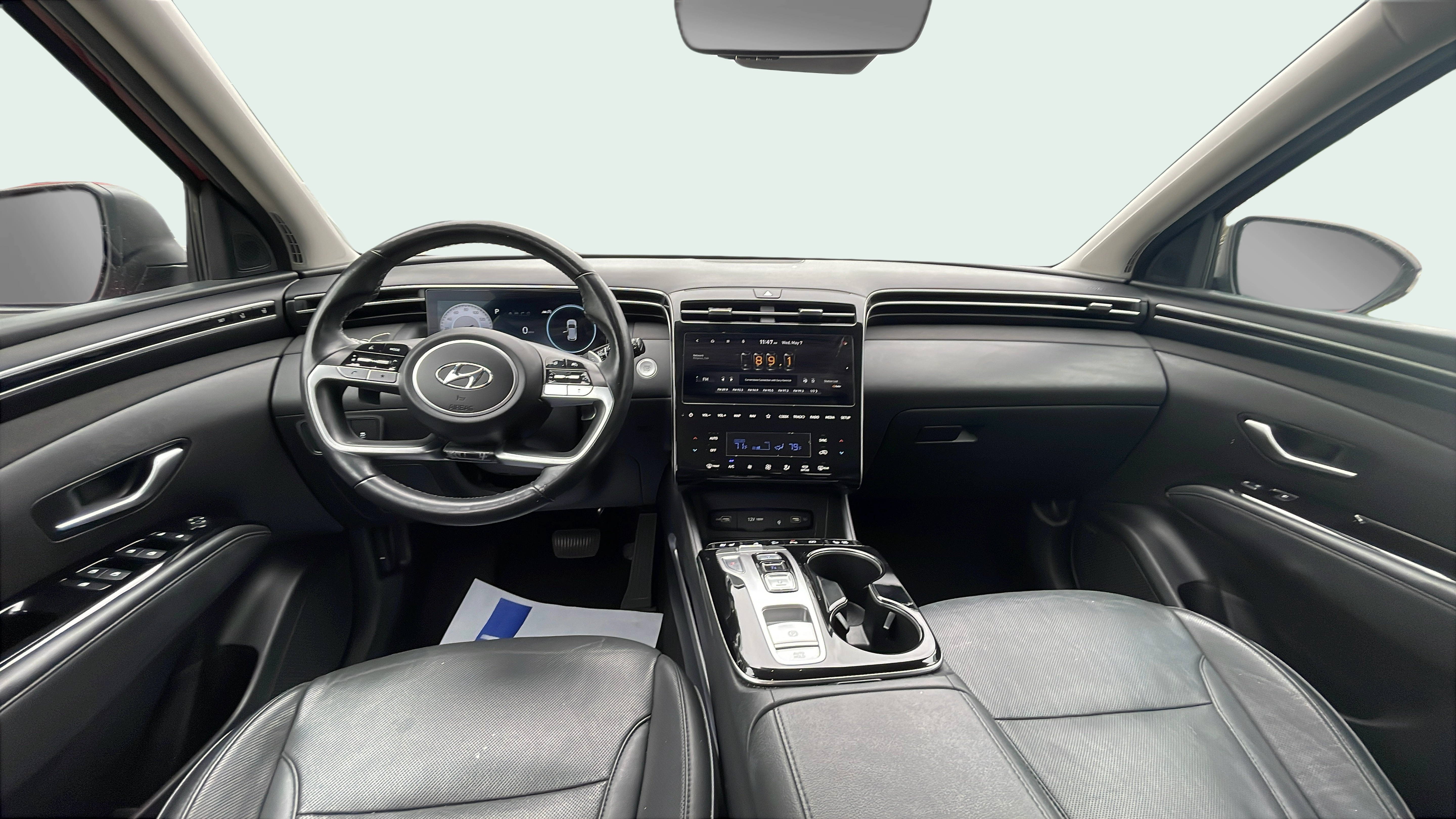Vehicle interior 360 preview