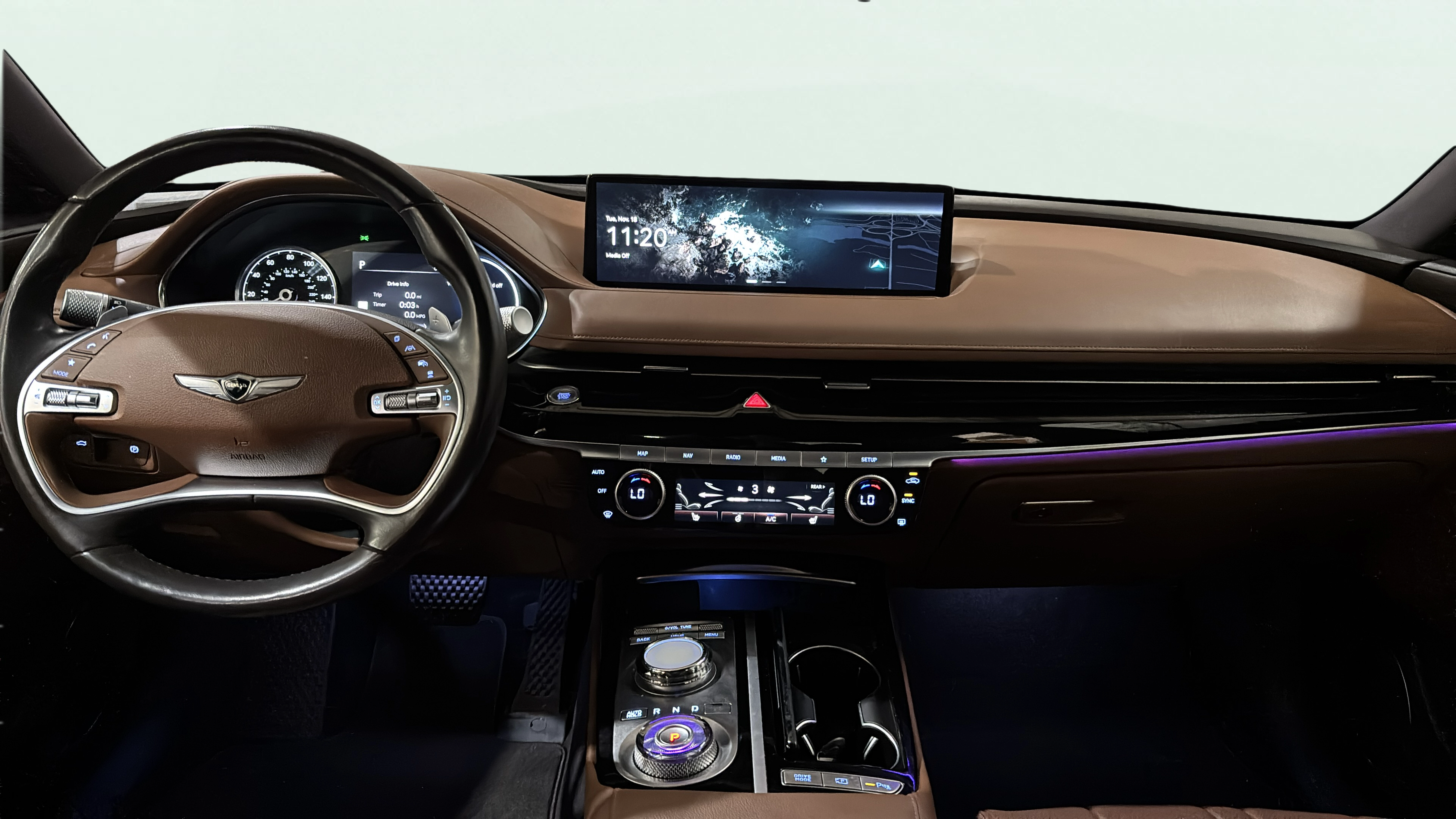 Vehicle interior 360 preview