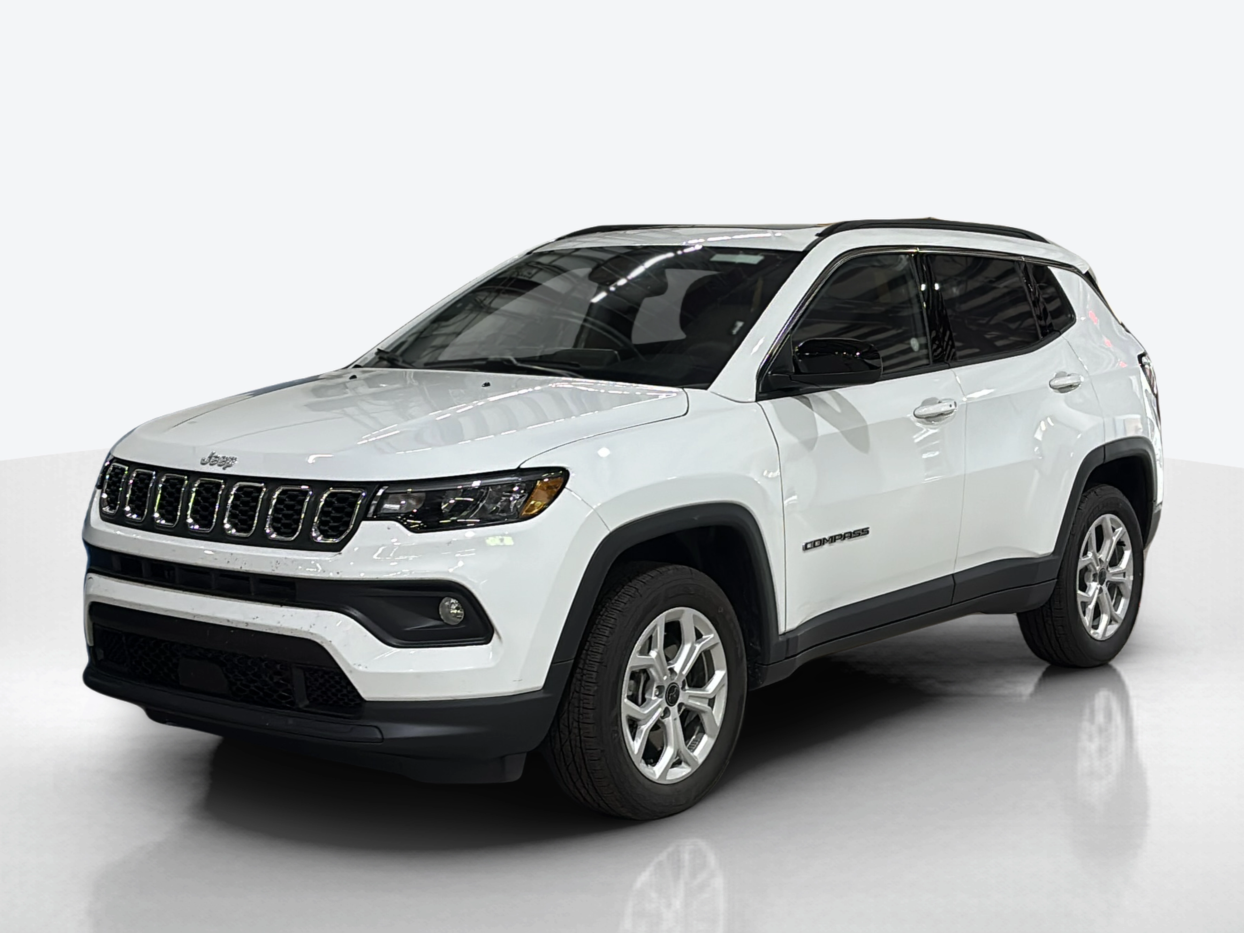 2025 Jeep Compass | Starts at $469/mo | 12,467 mi | White