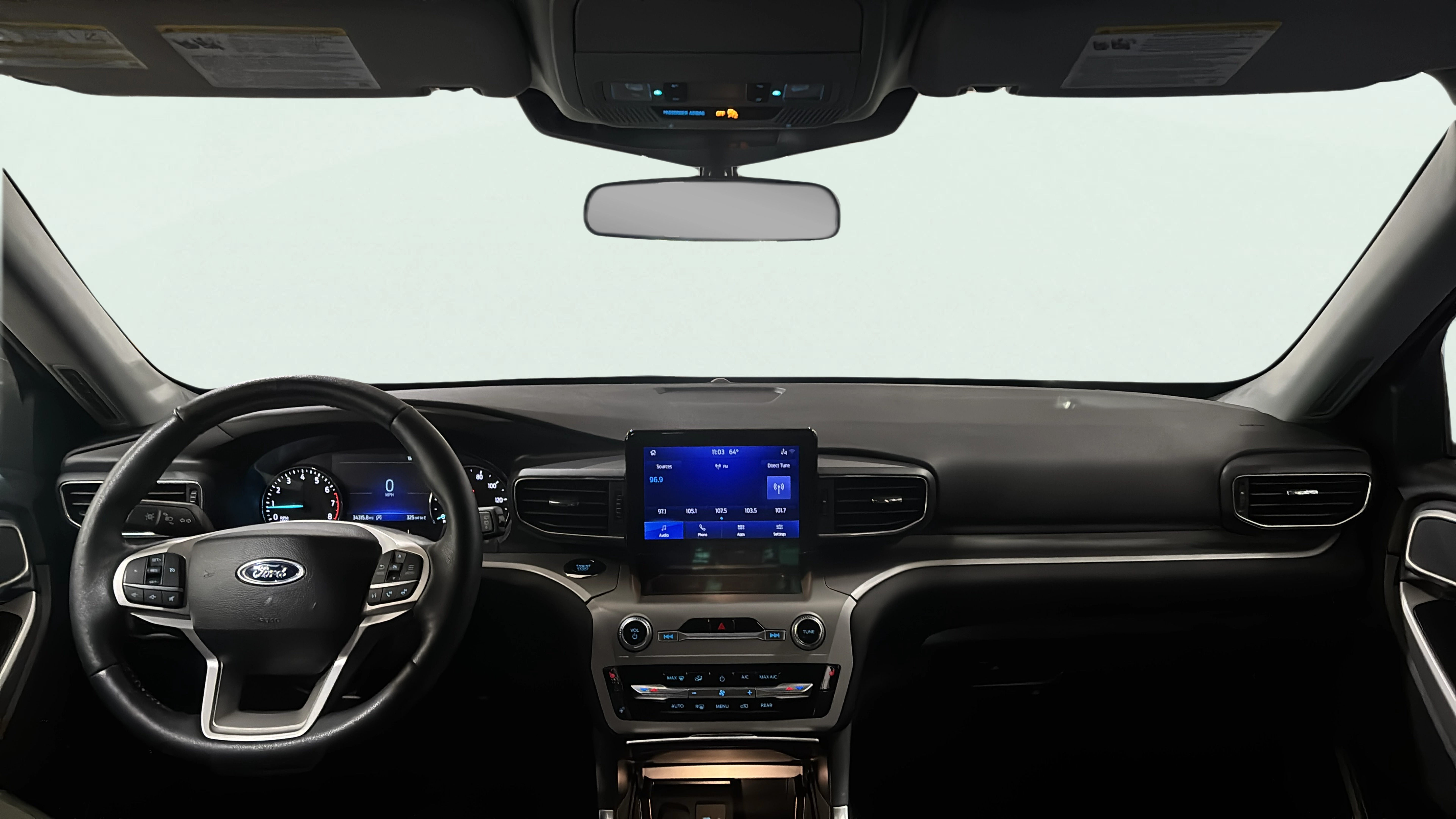 Vehicle interior 360 preview