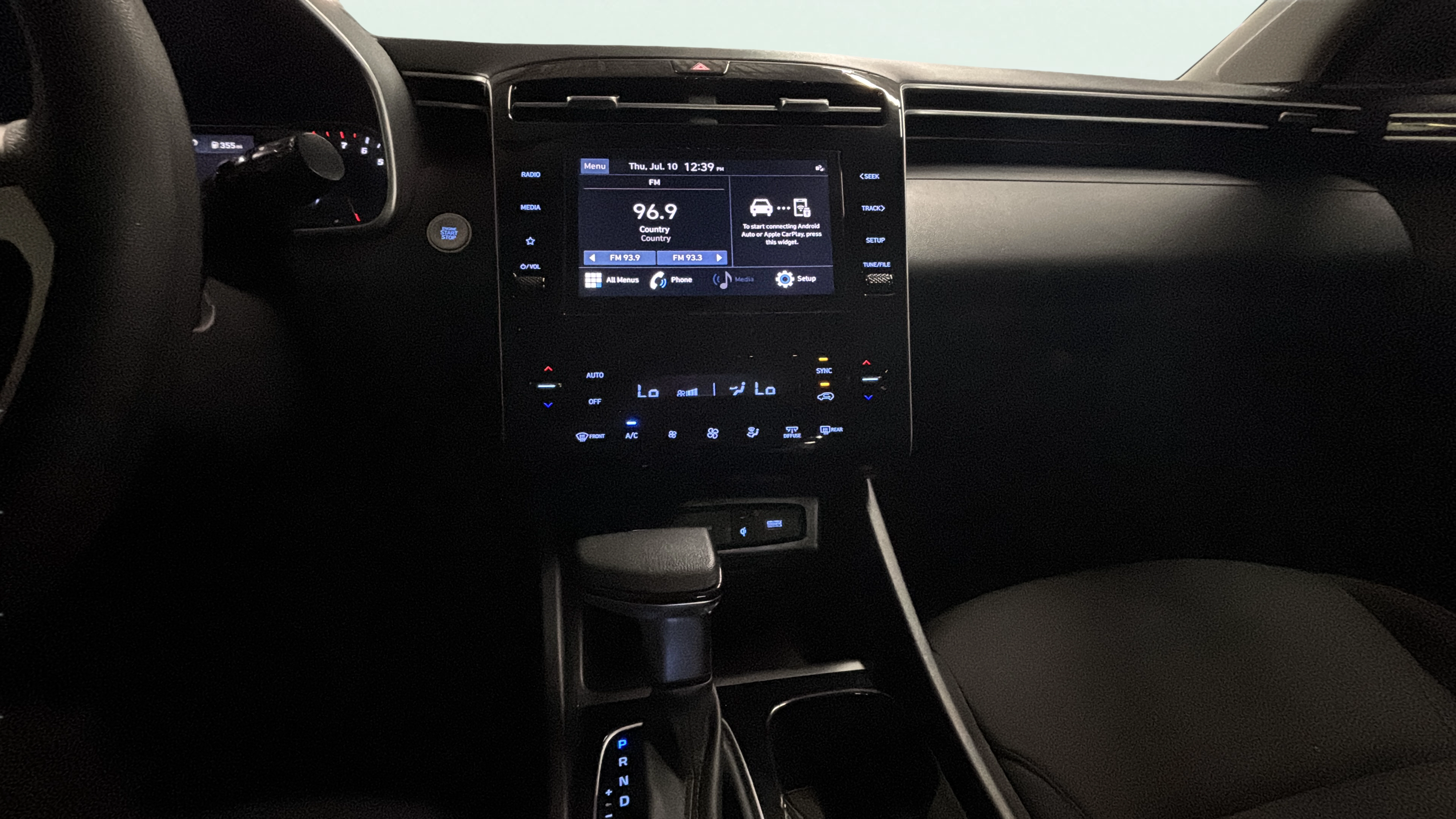 Vehicle interior 360 preview