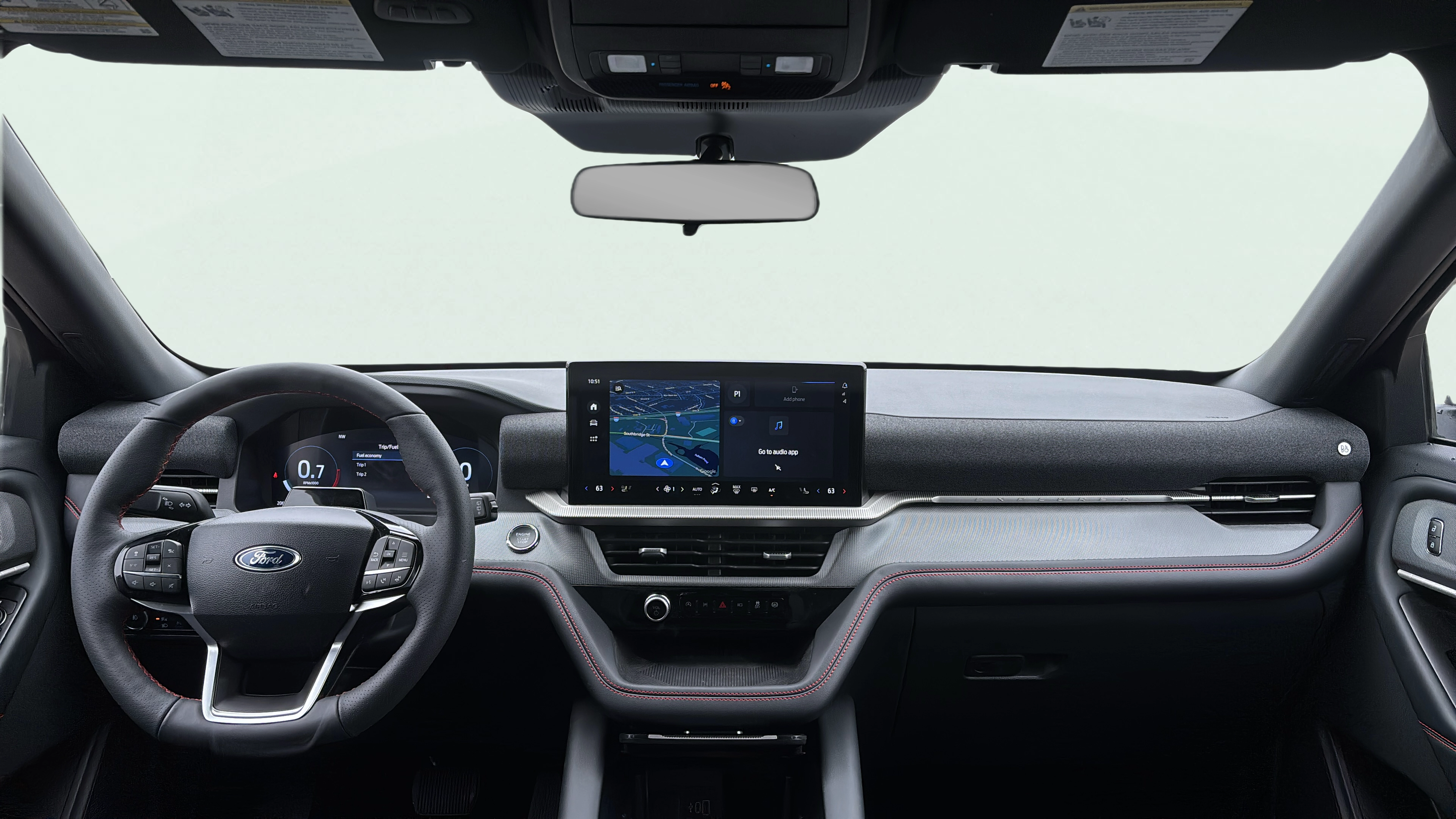 Vehicle interior 360 preview