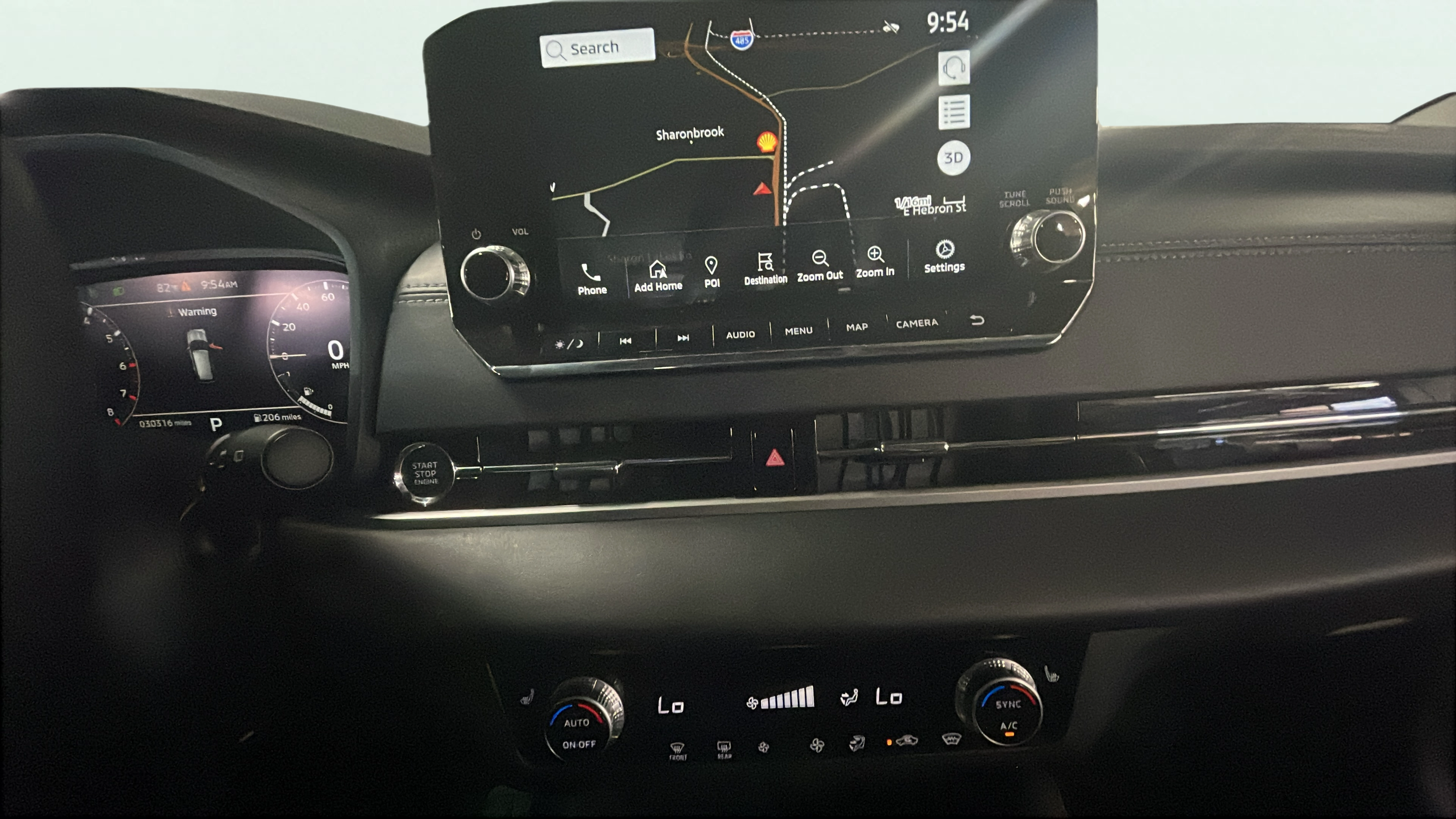Vehicle interior 360 preview
