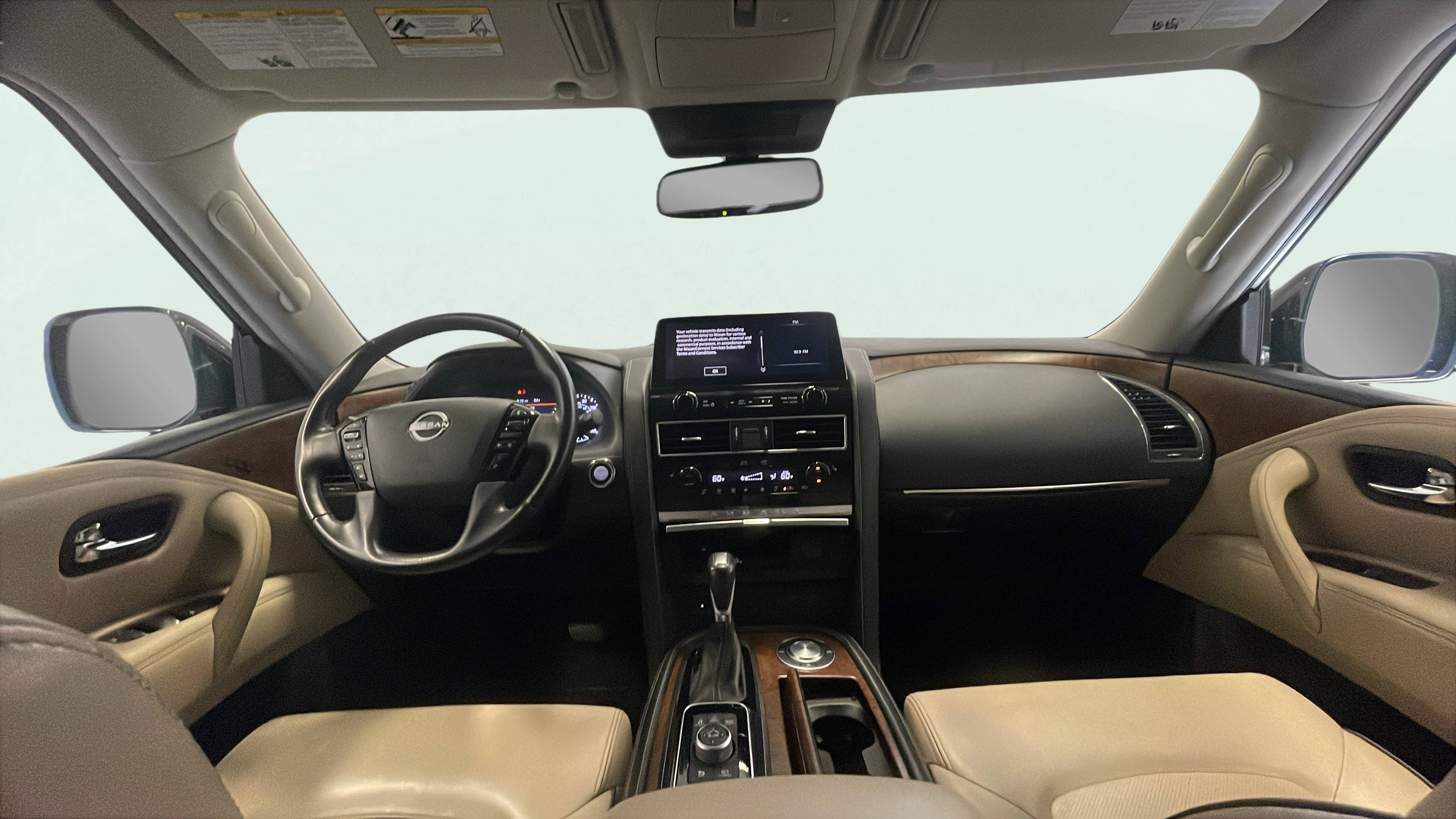 Vehicle interior 360 preview