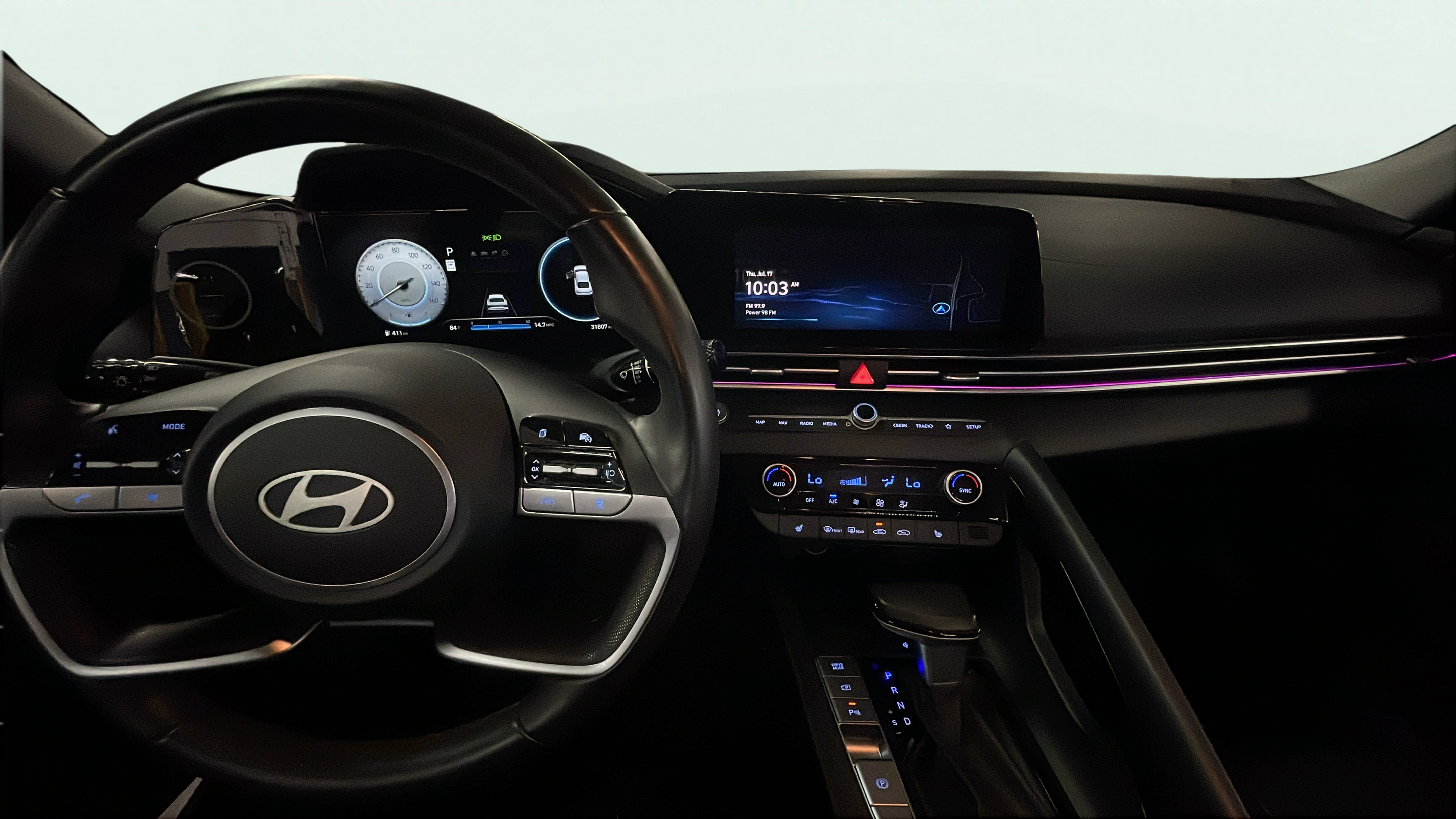 Vehicle interior 360 preview