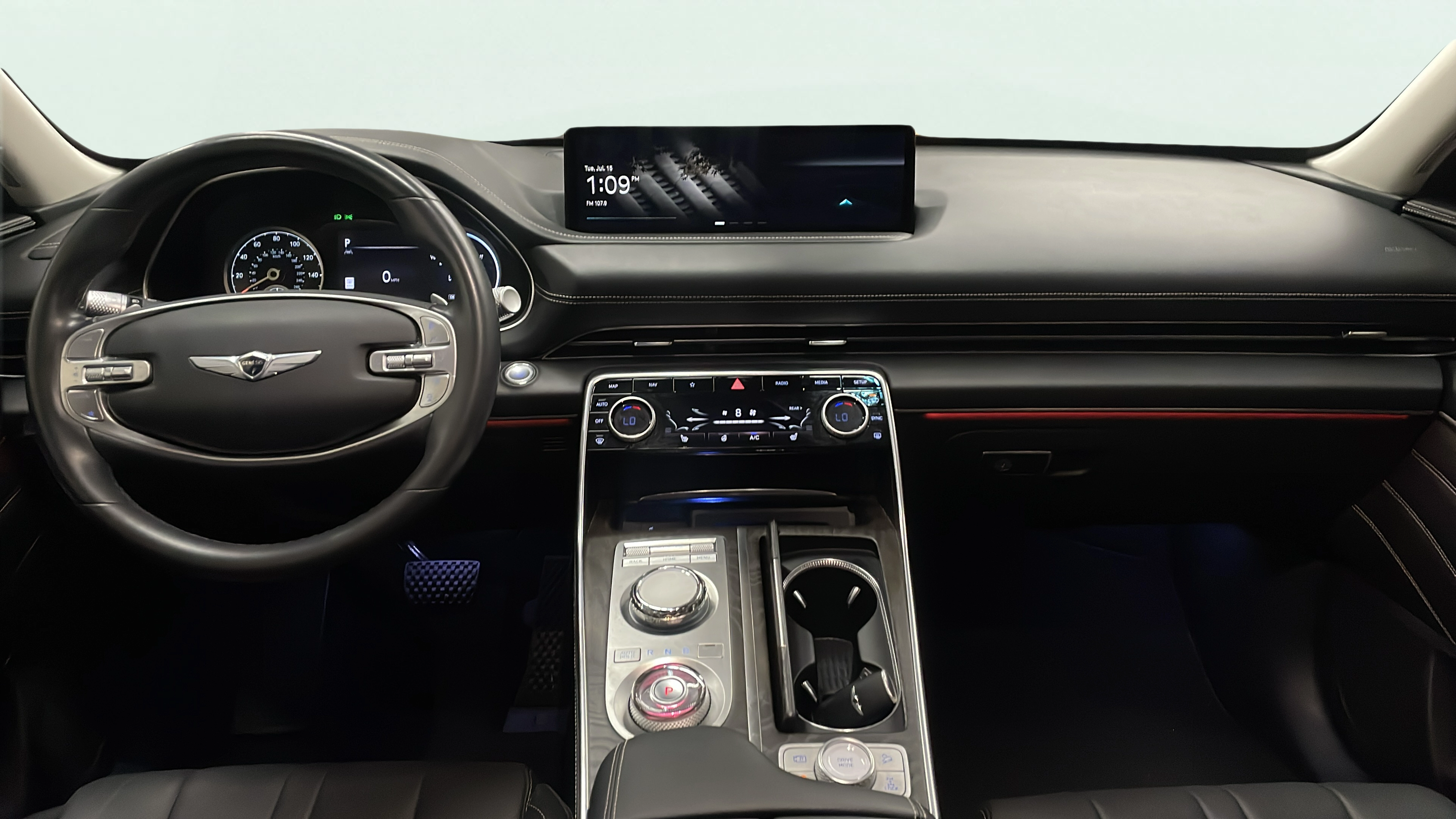 Vehicle interior 360 preview