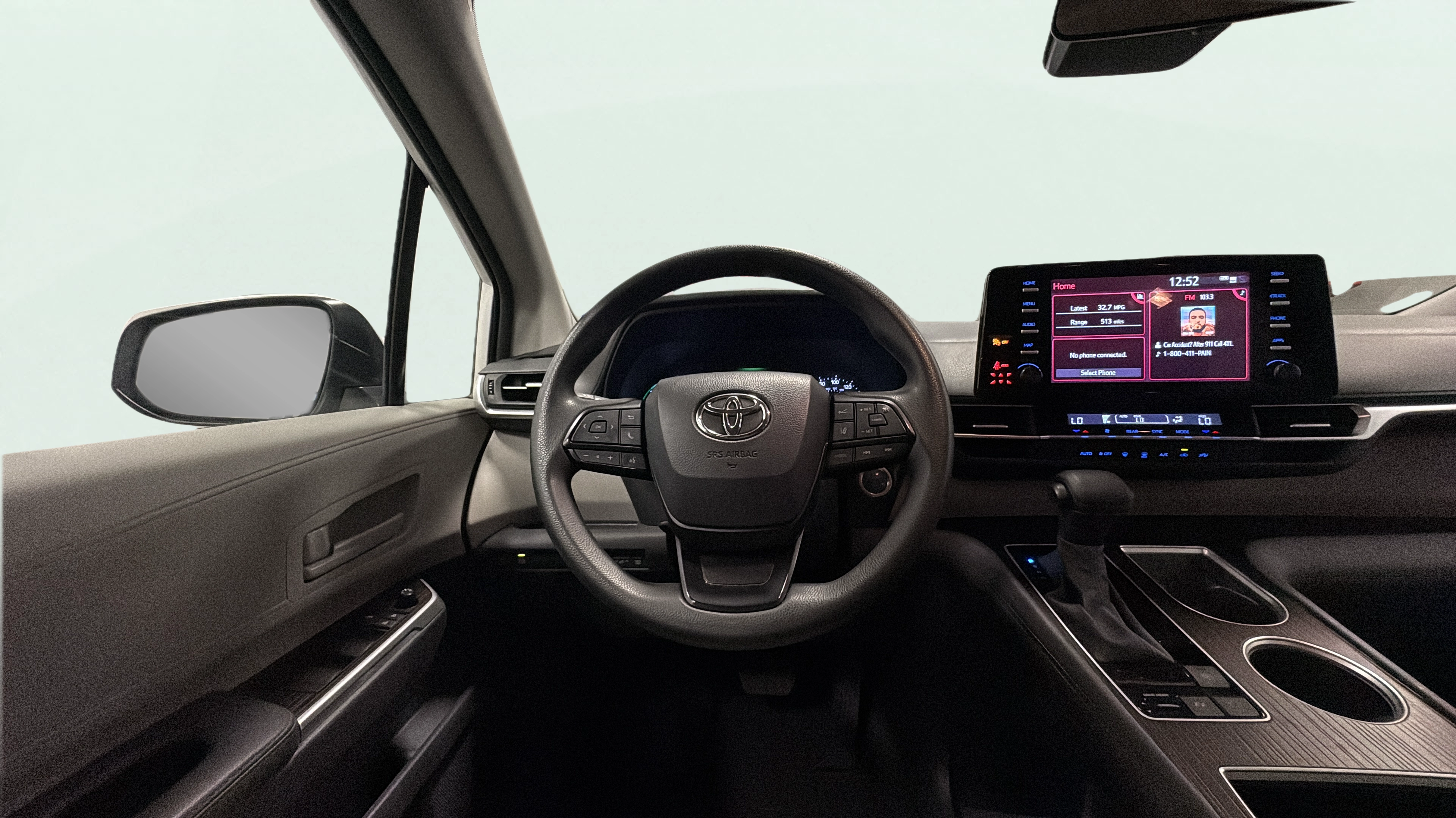 Vehicle interior 360 preview