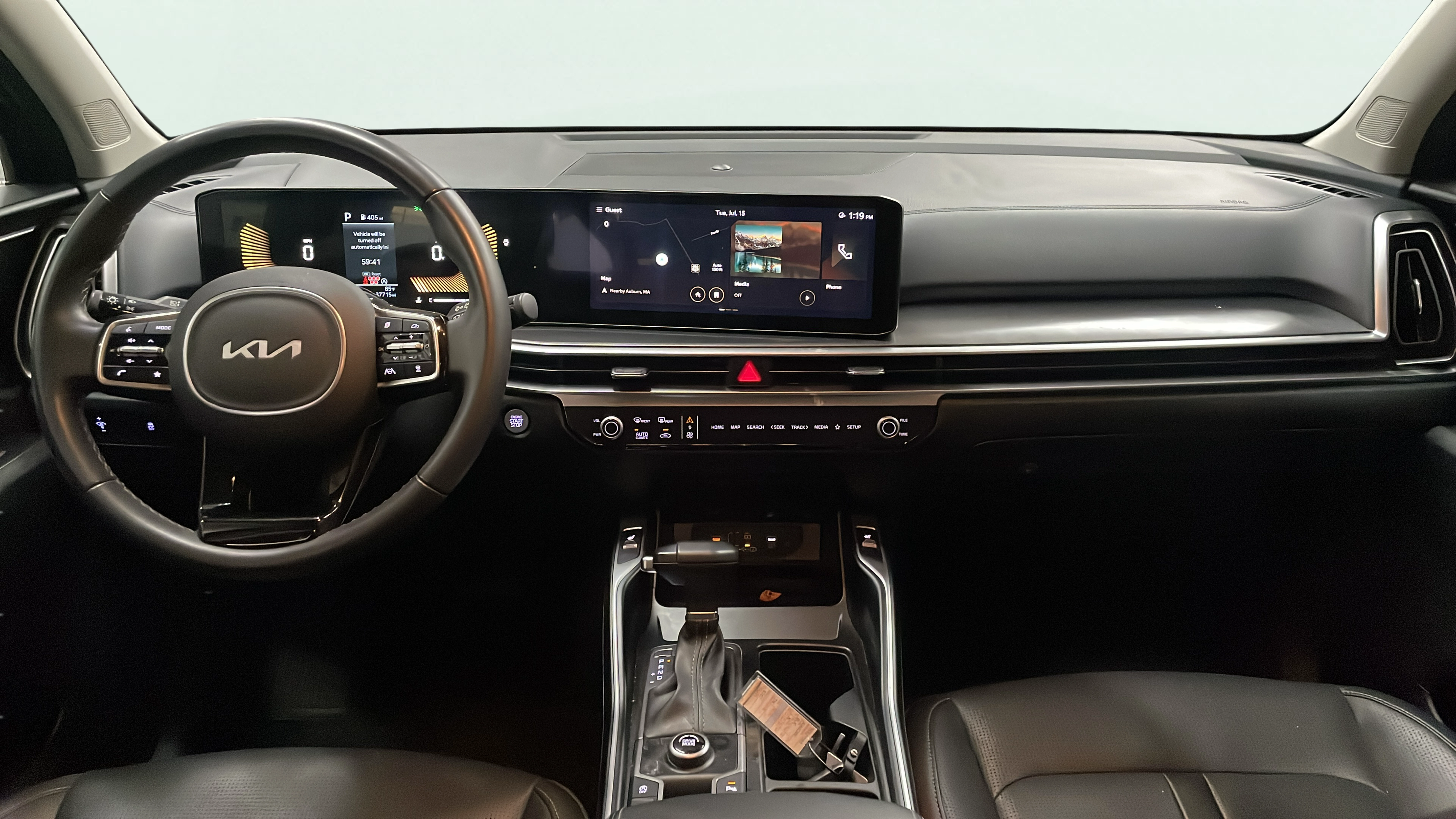 Vehicle interior 360 preview