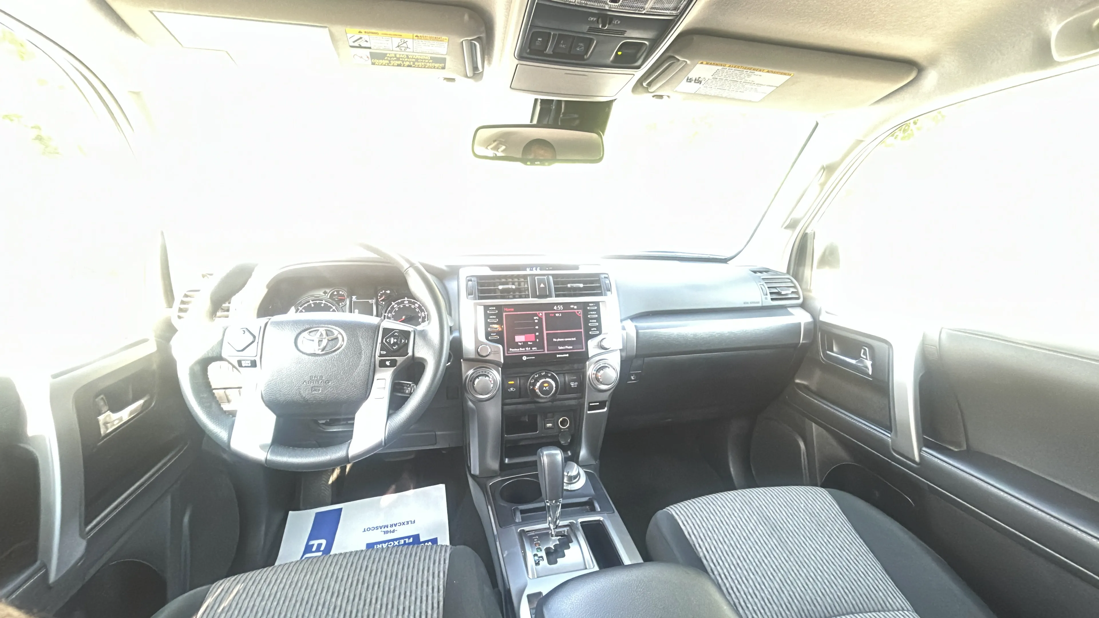 Vehicle interior 360 preview