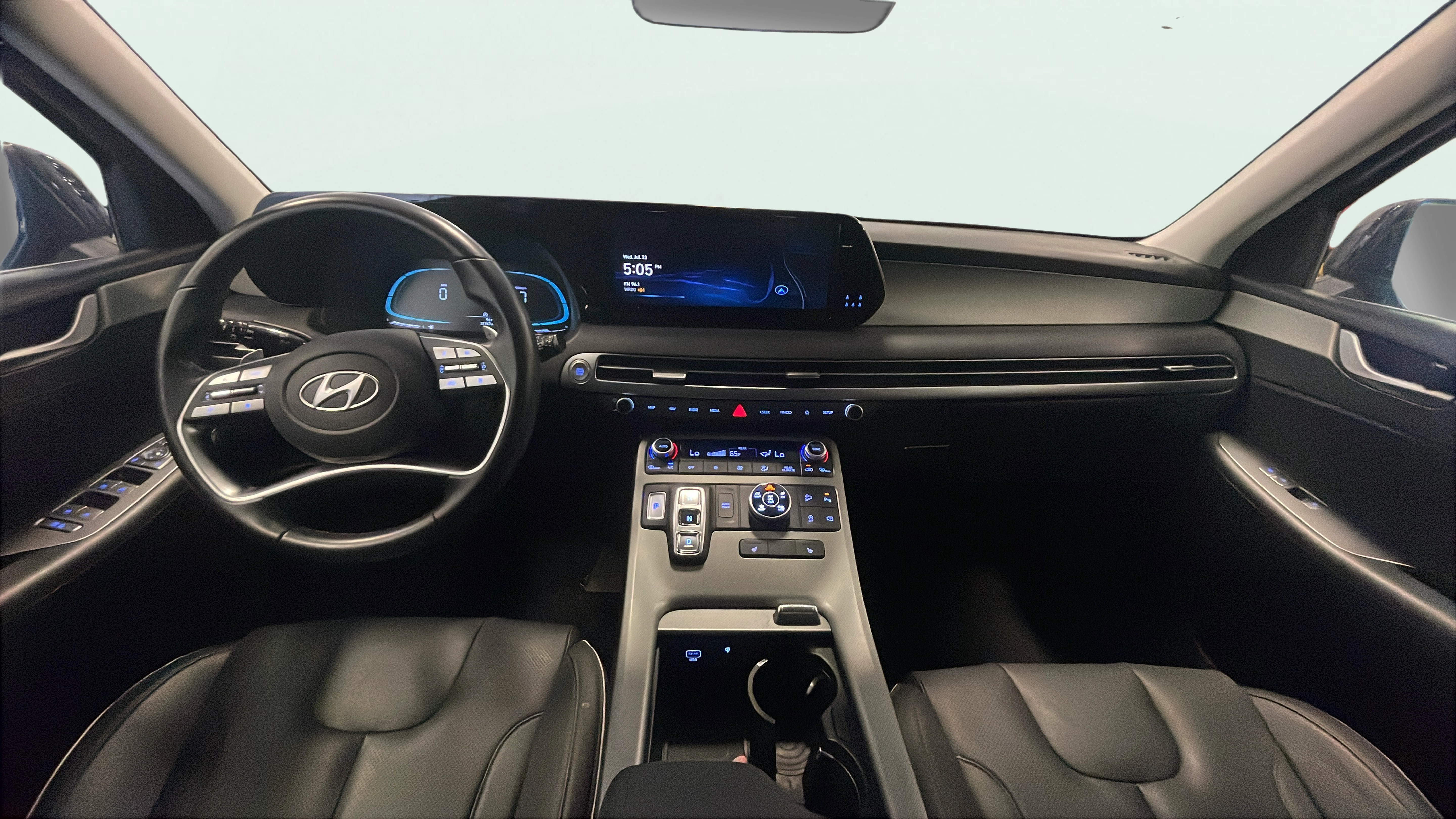 Vehicle interior 360 preview