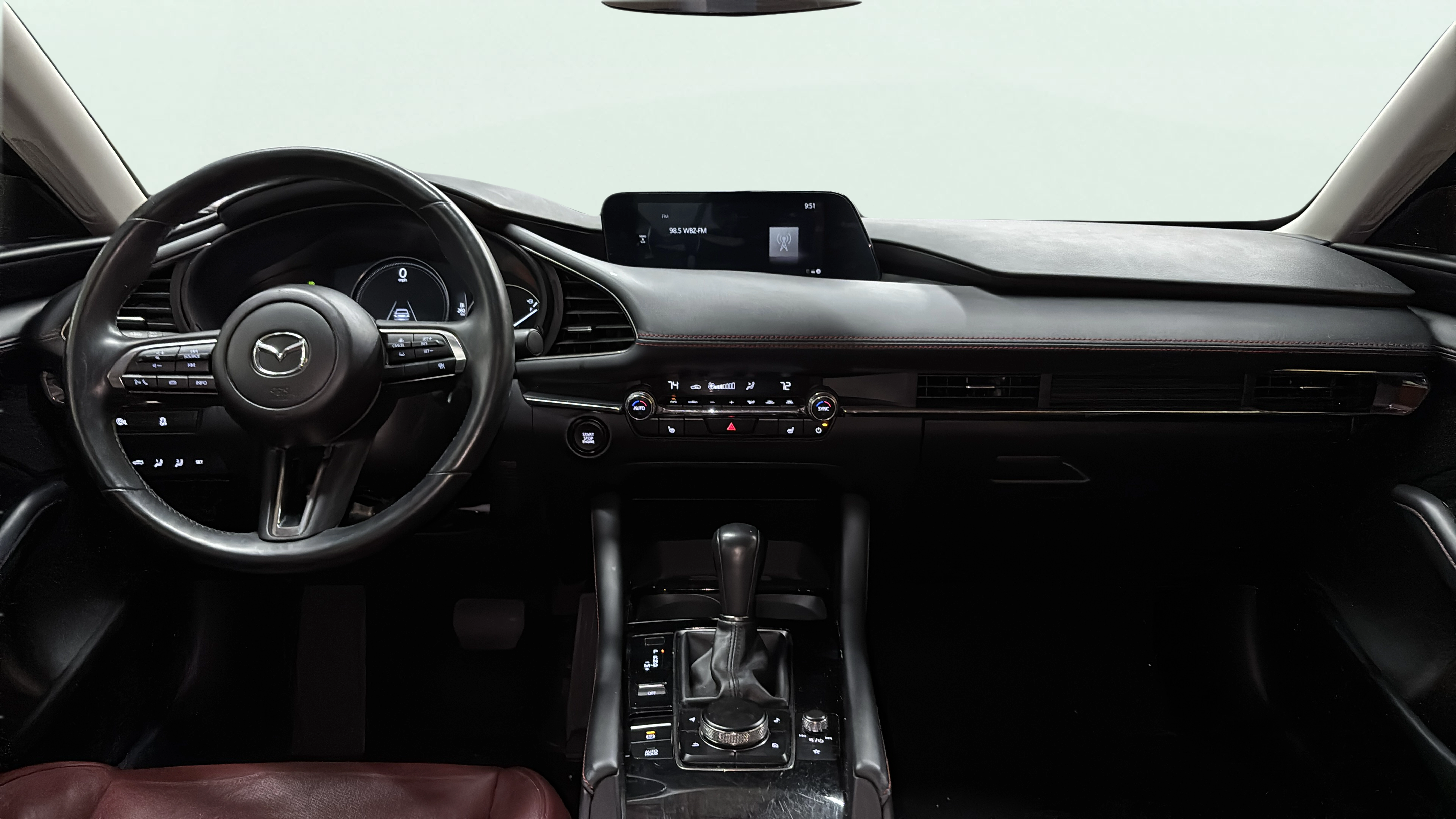 Vehicle interior 360 preview