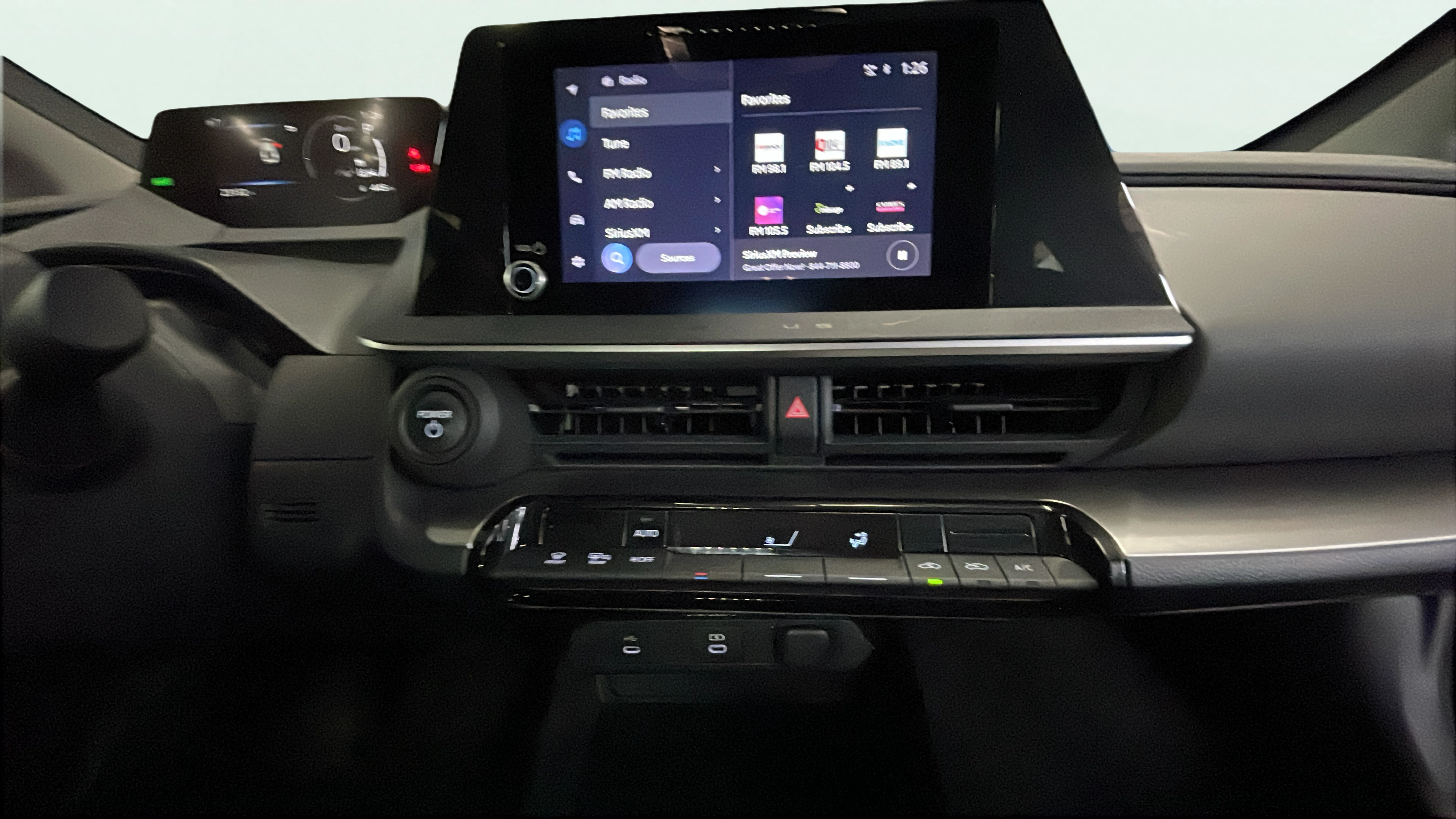 Vehicle interior 360 preview