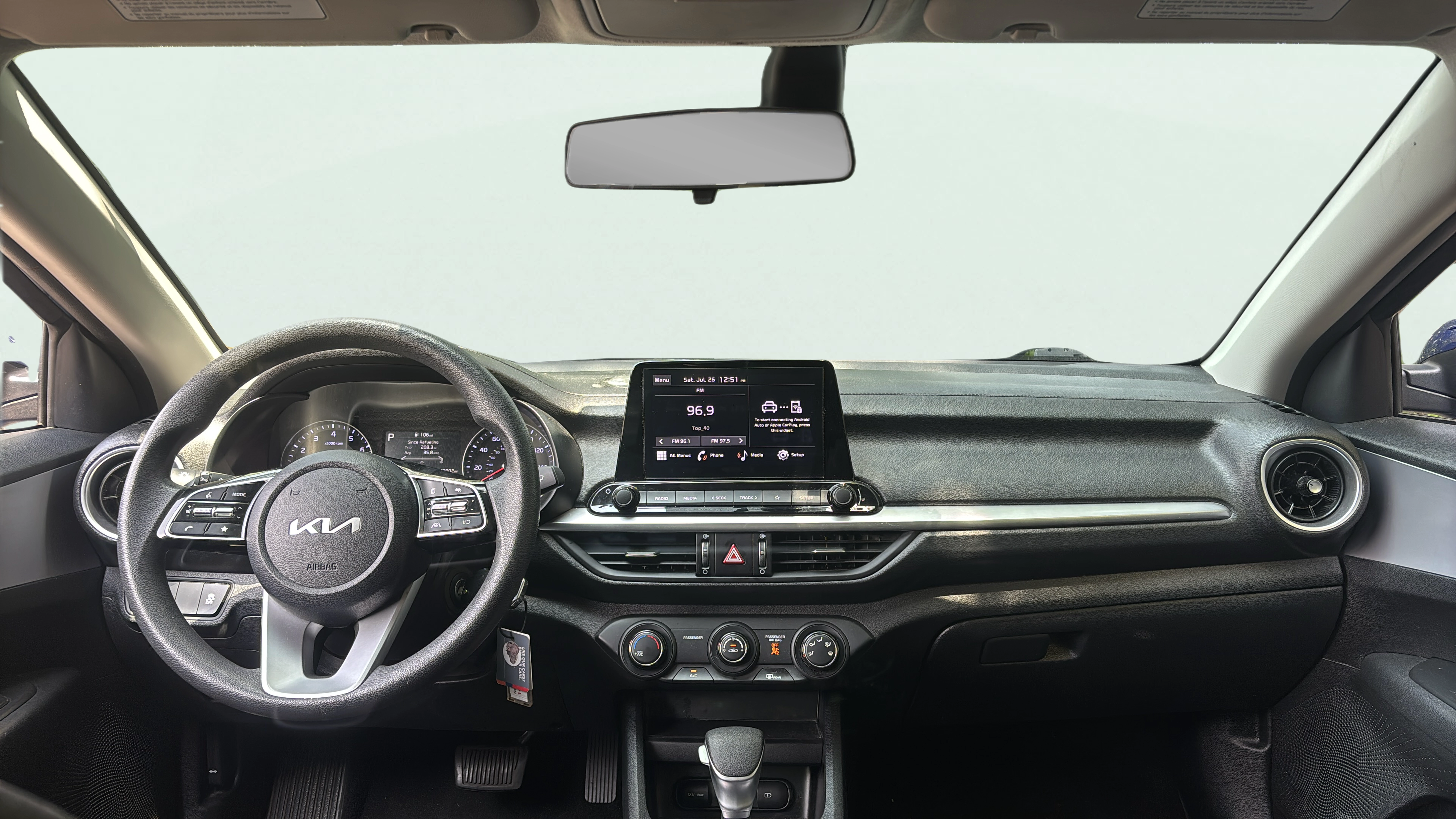 Vehicle interior 360 preview