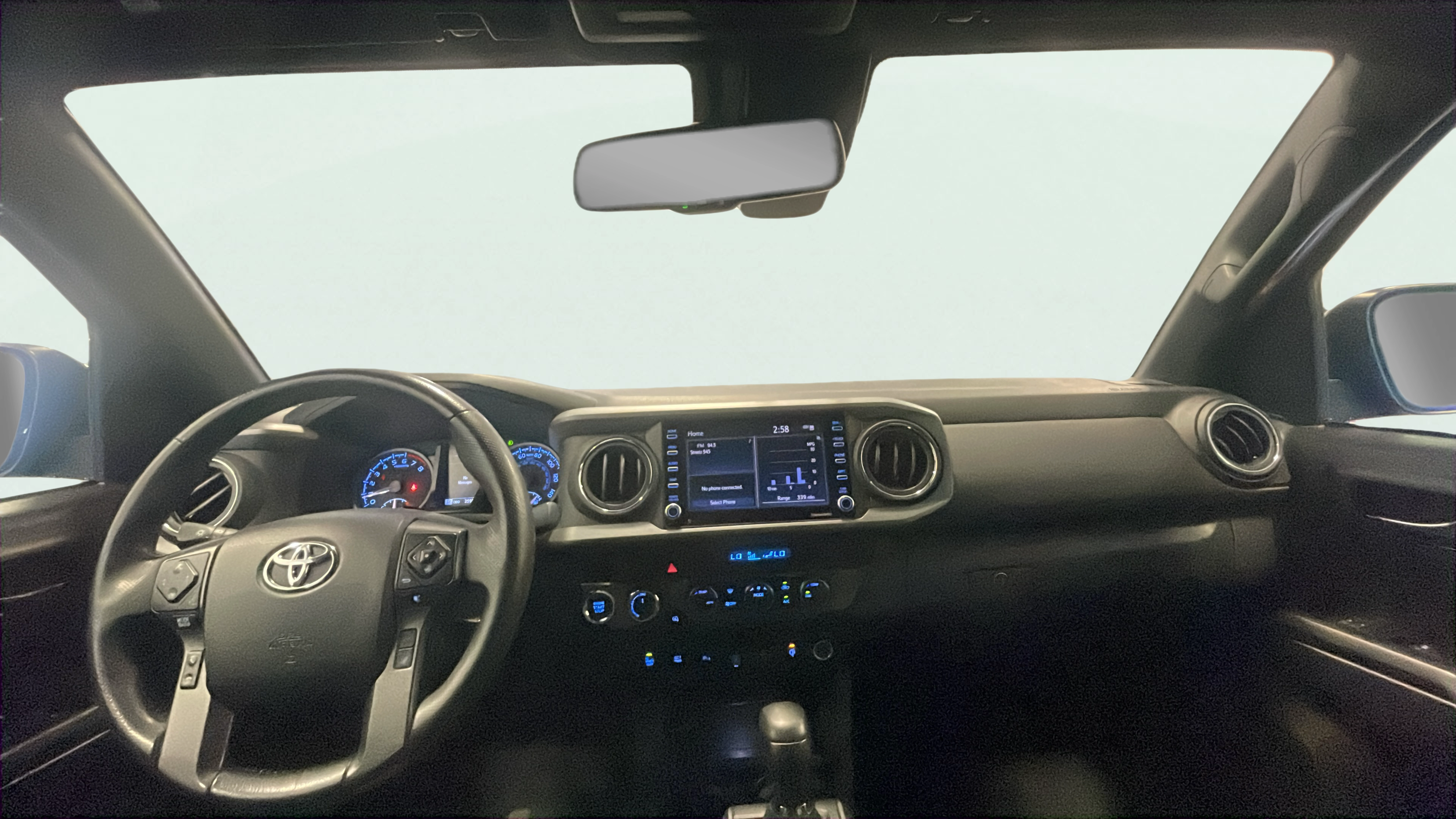 Vehicle interior 360 preview