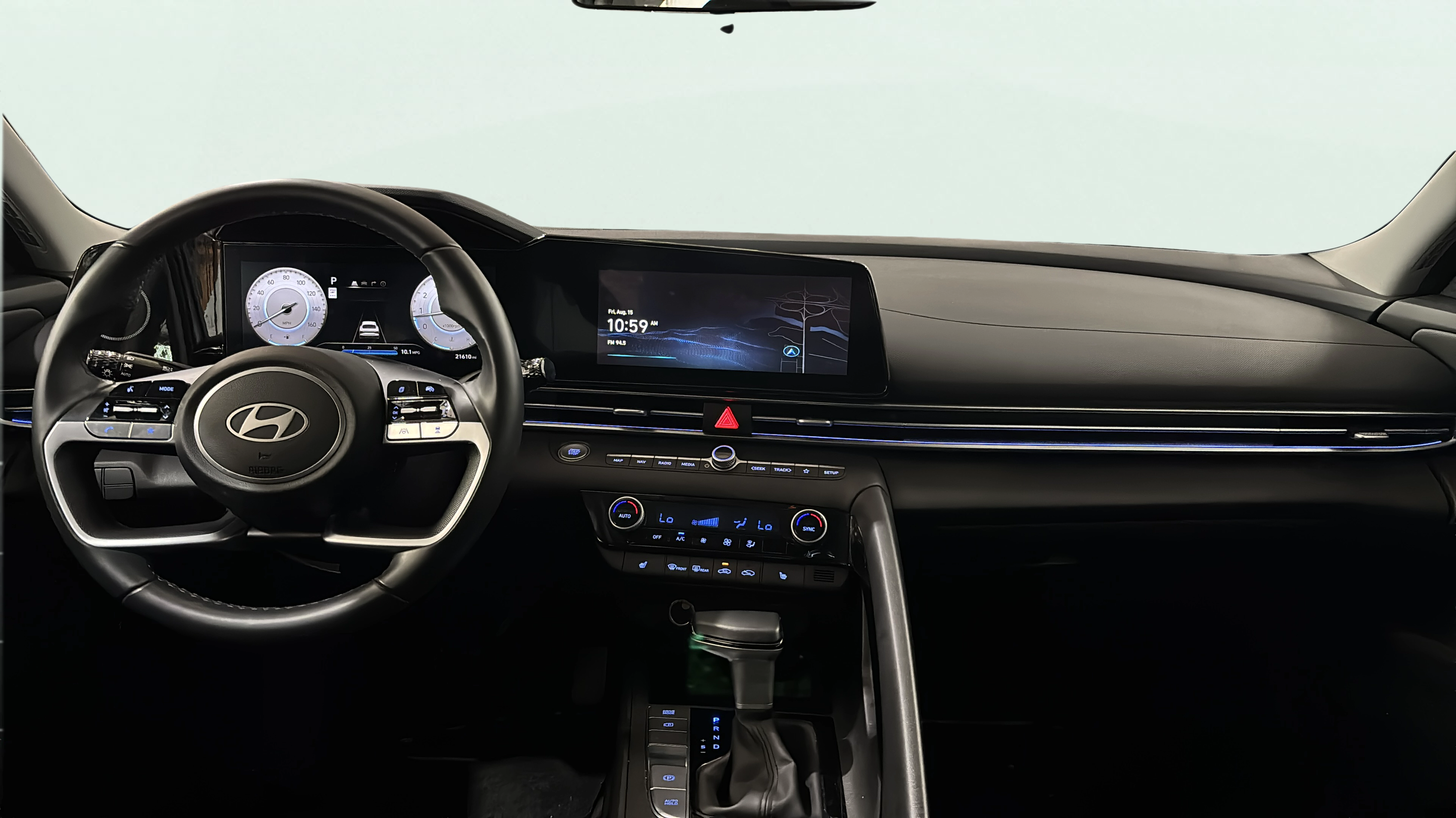 Vehicle interior 360 preview