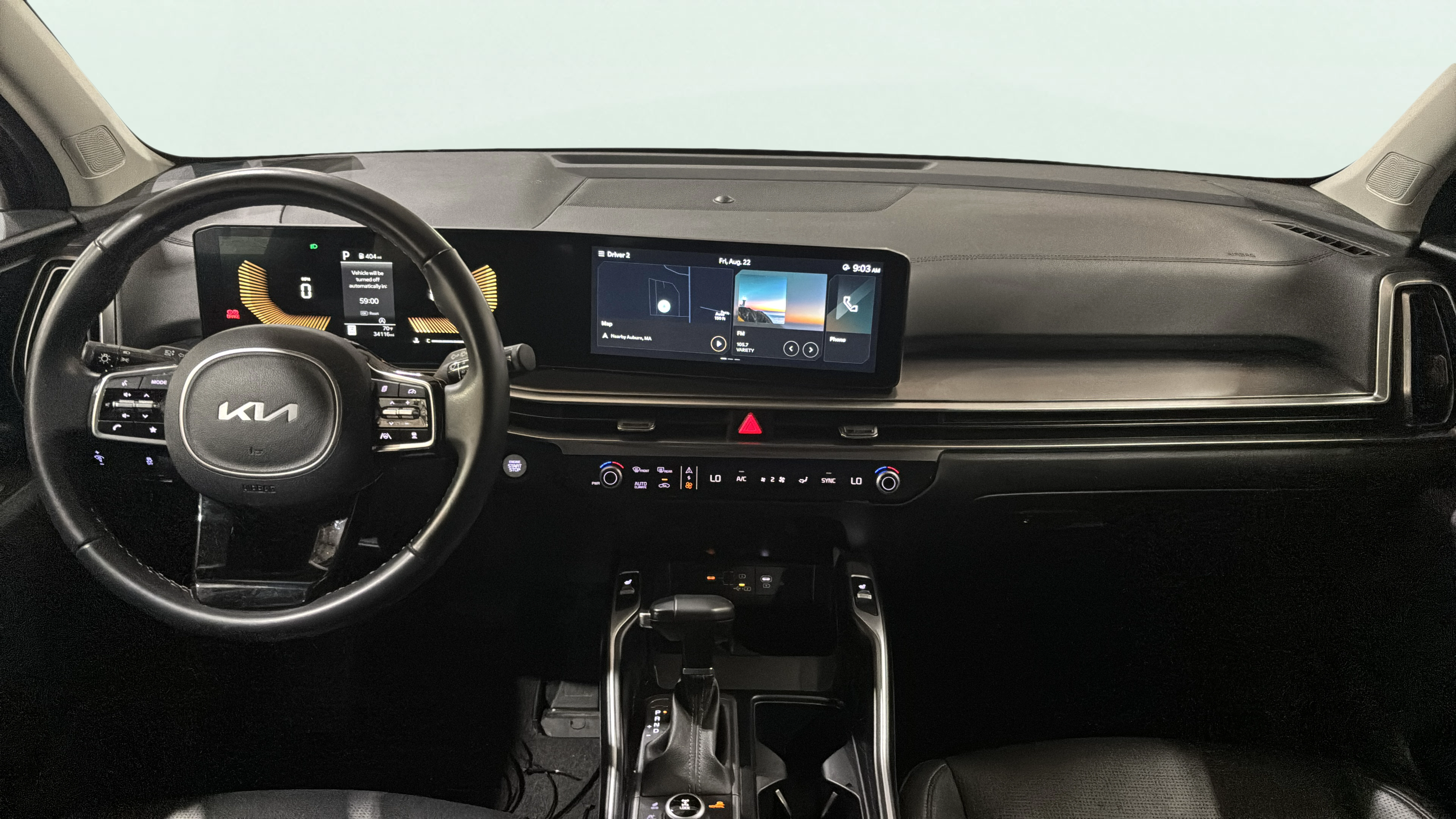 Vehicle interior 360 preview
