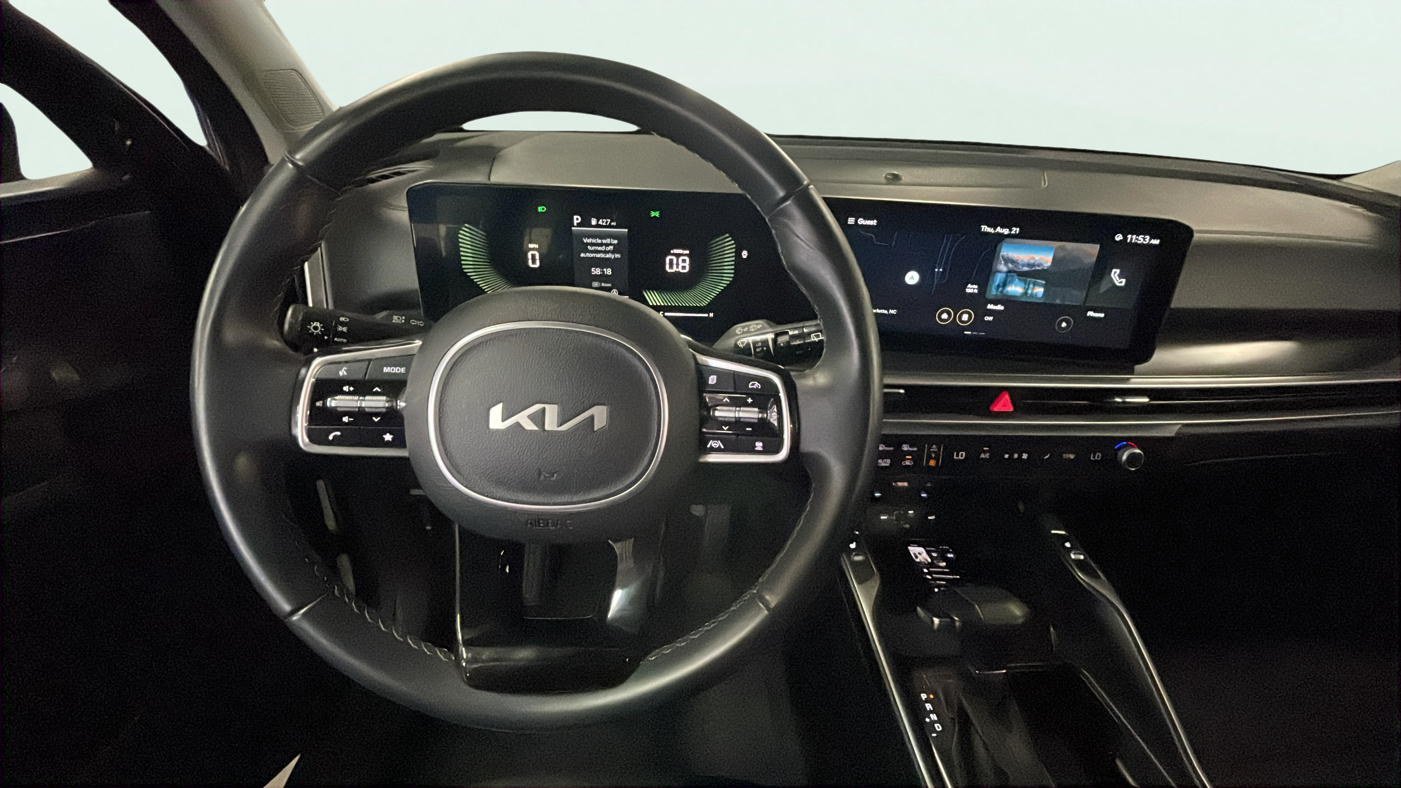 Vehicle interior 360 preview