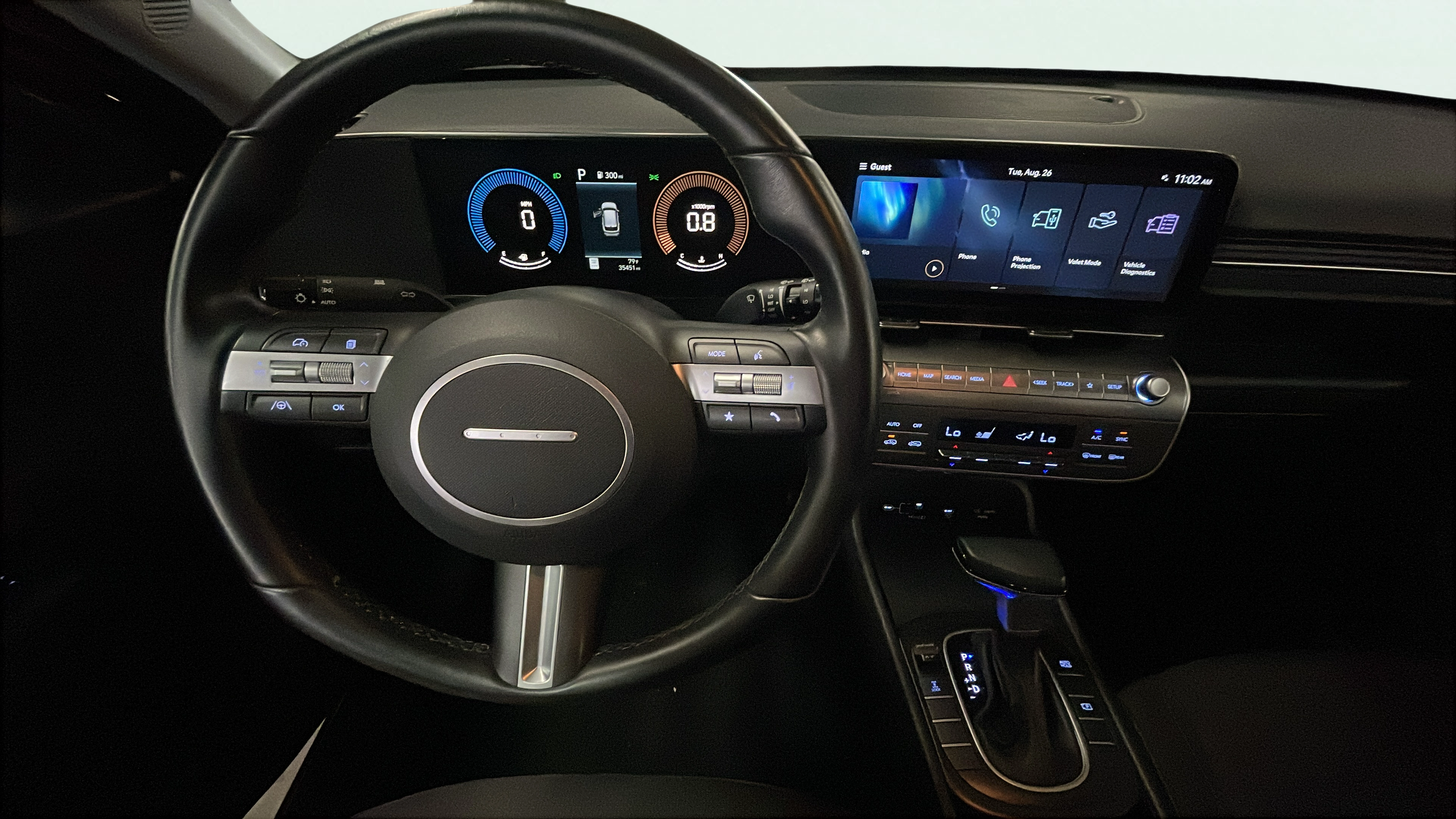 Vehicle interior 360 preview