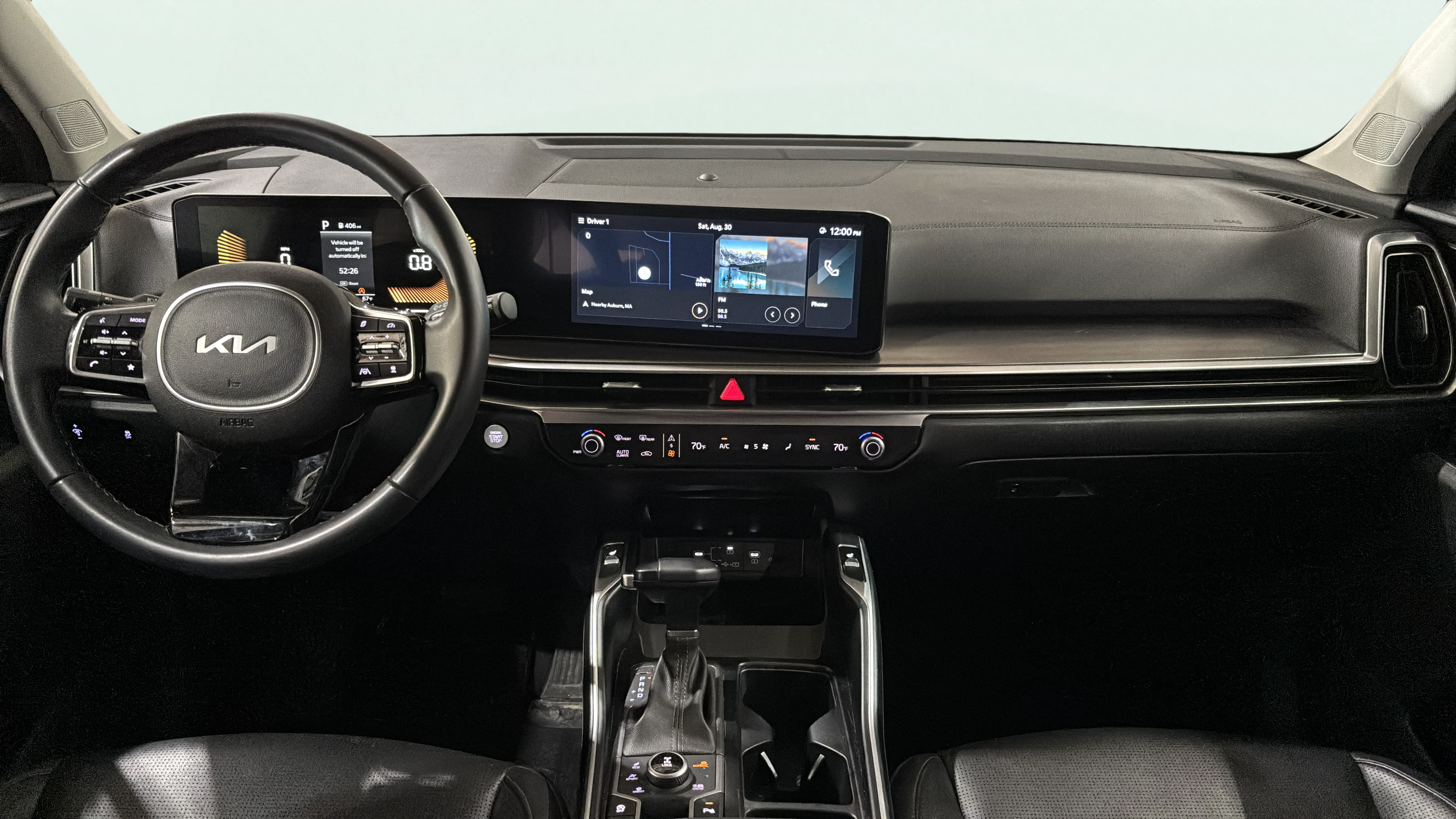 Vehicle interior 360 preview