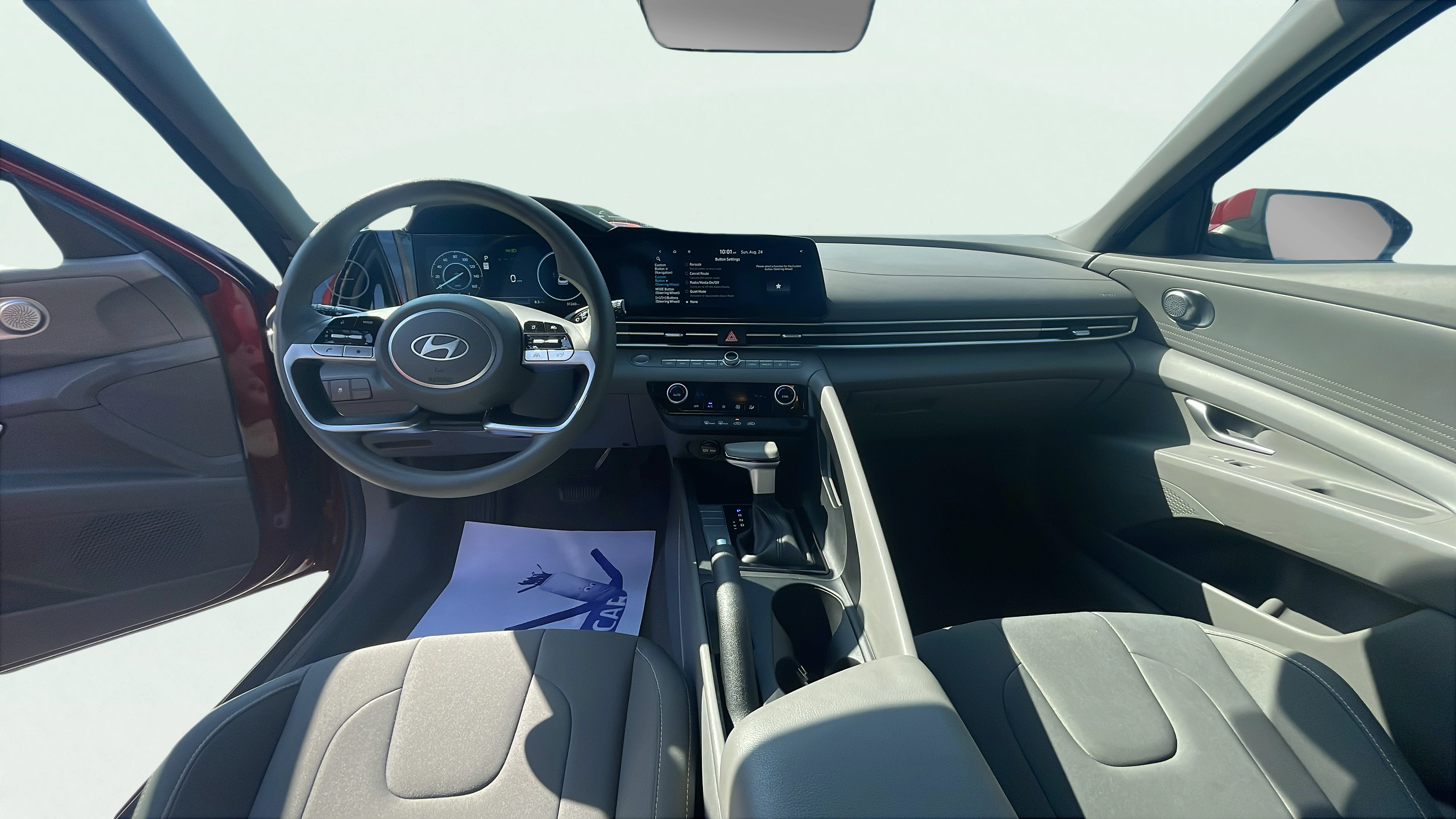 Vehicle interior 360 preview