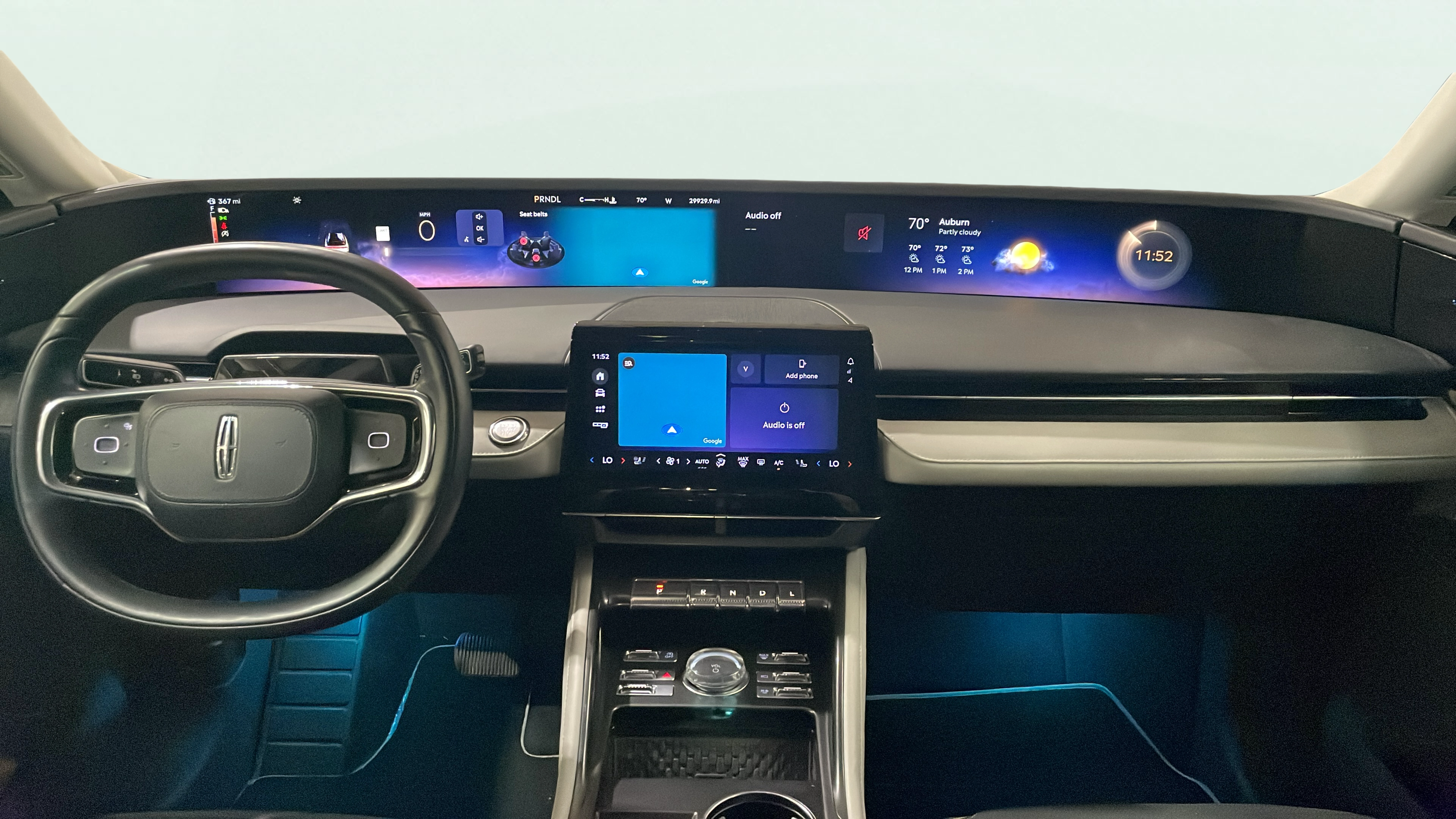 Vehicle interior 360 preview