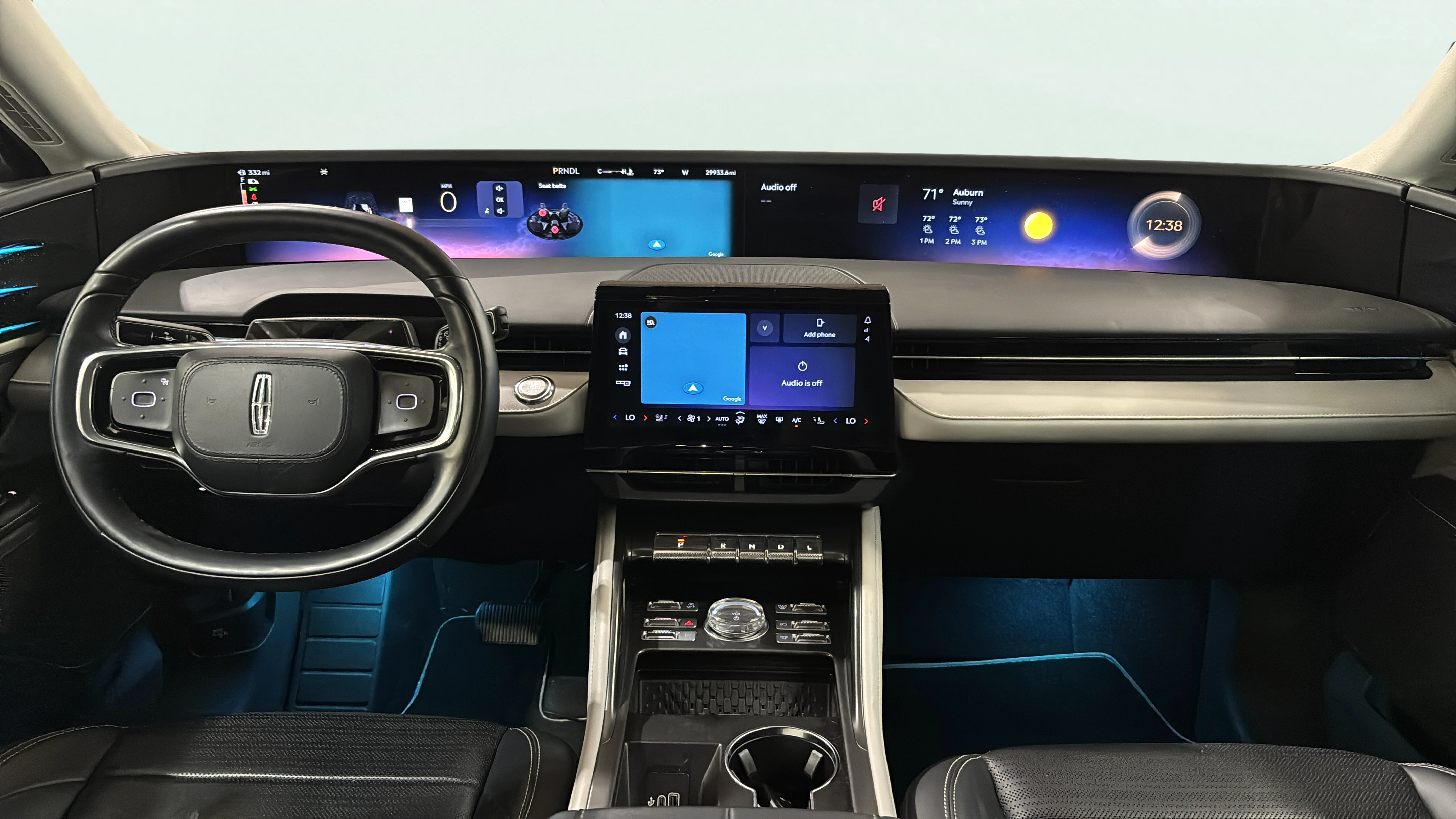 Vehicle interior 360 preview