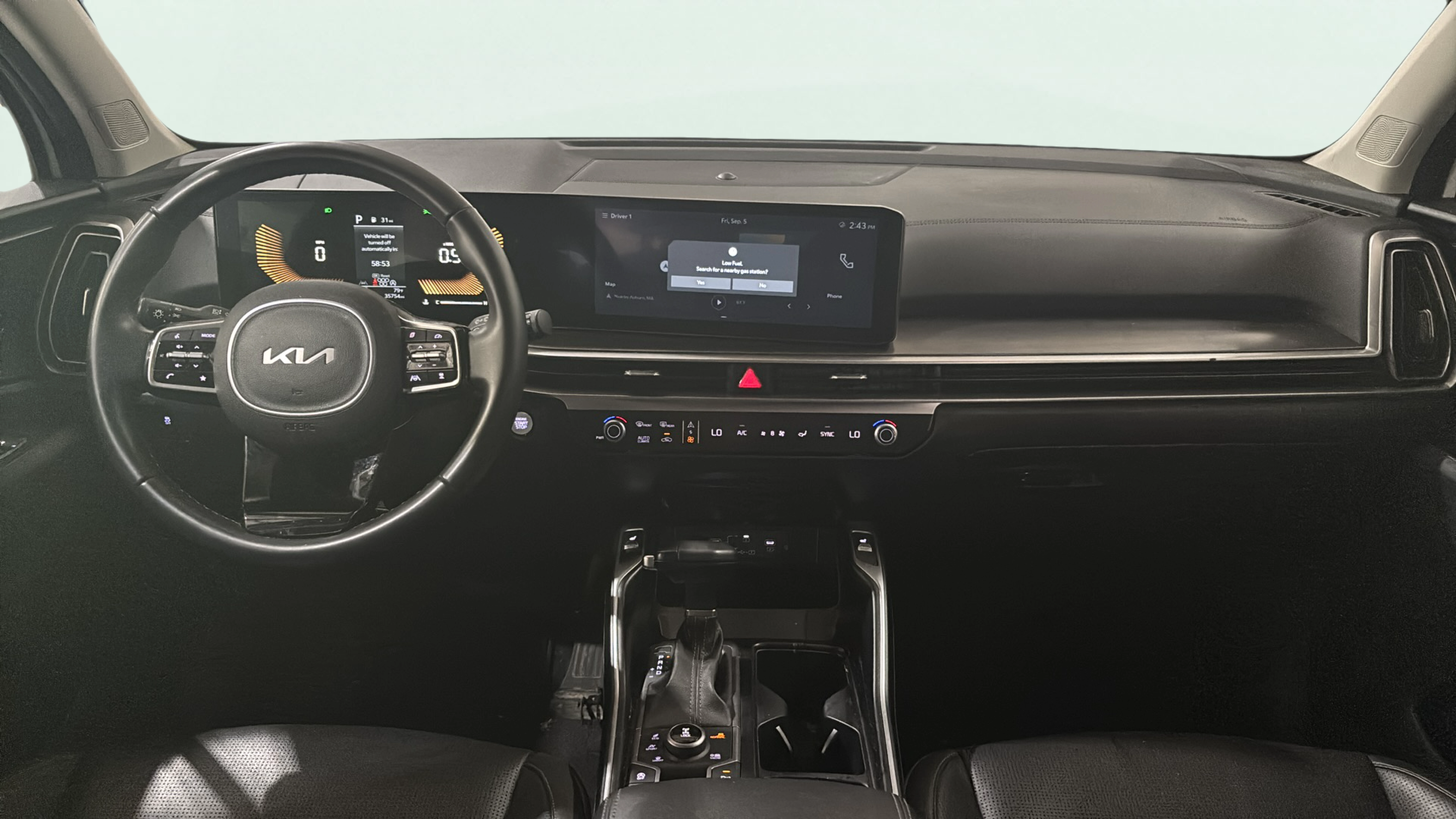 Vehicle interior 360 preview