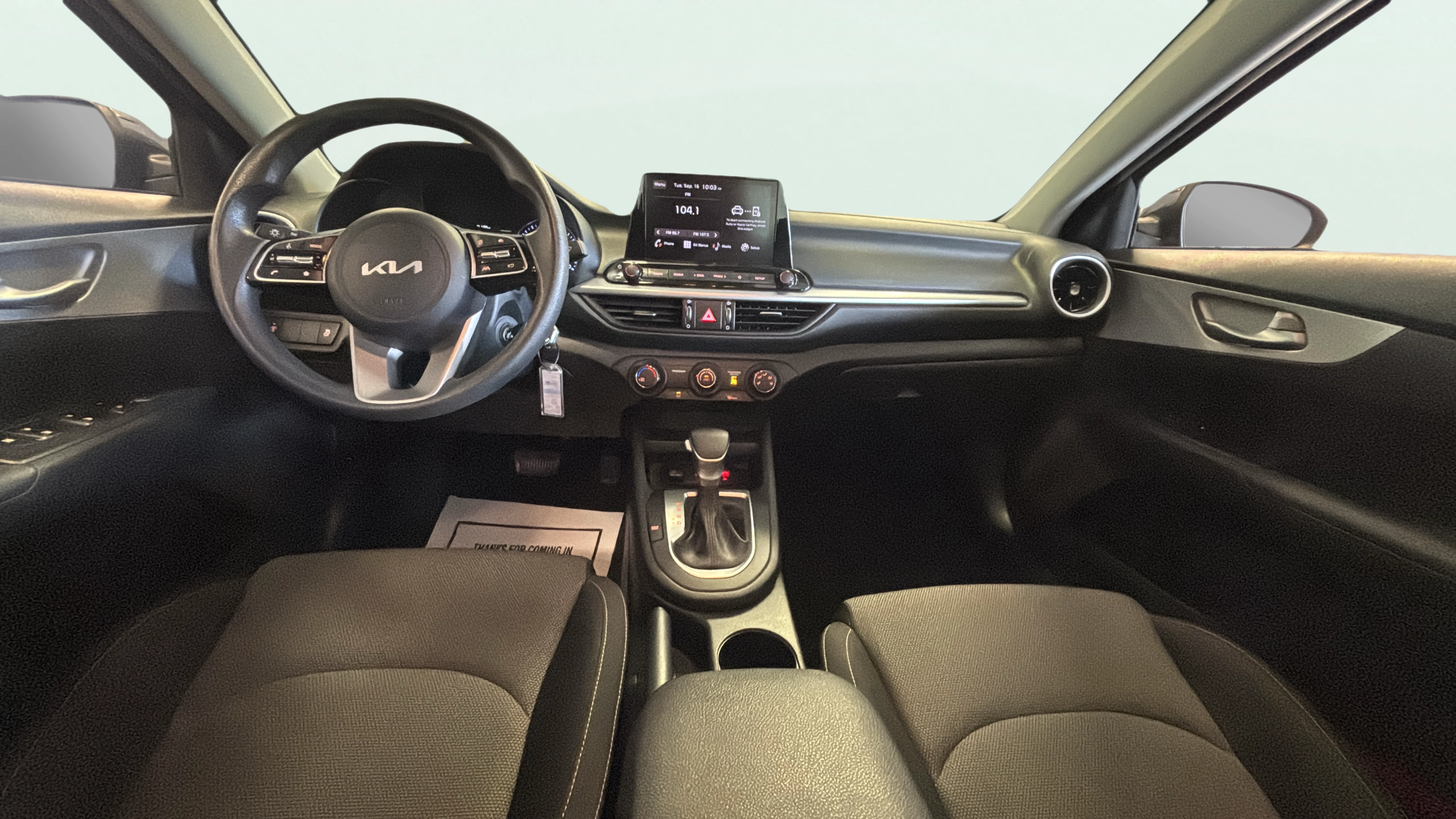 Vehicle interior 360 preview