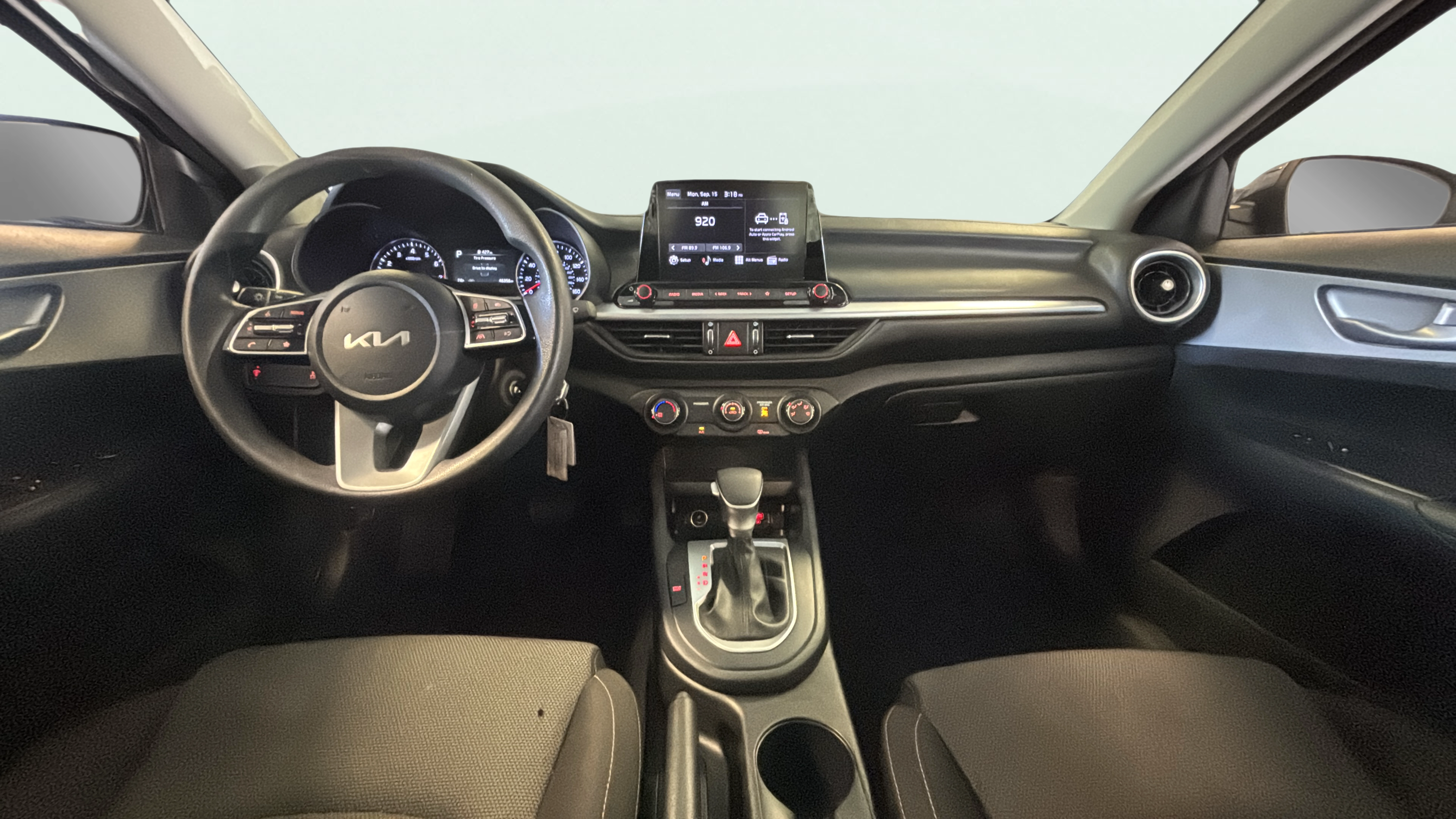Vehicle interior 360 preview