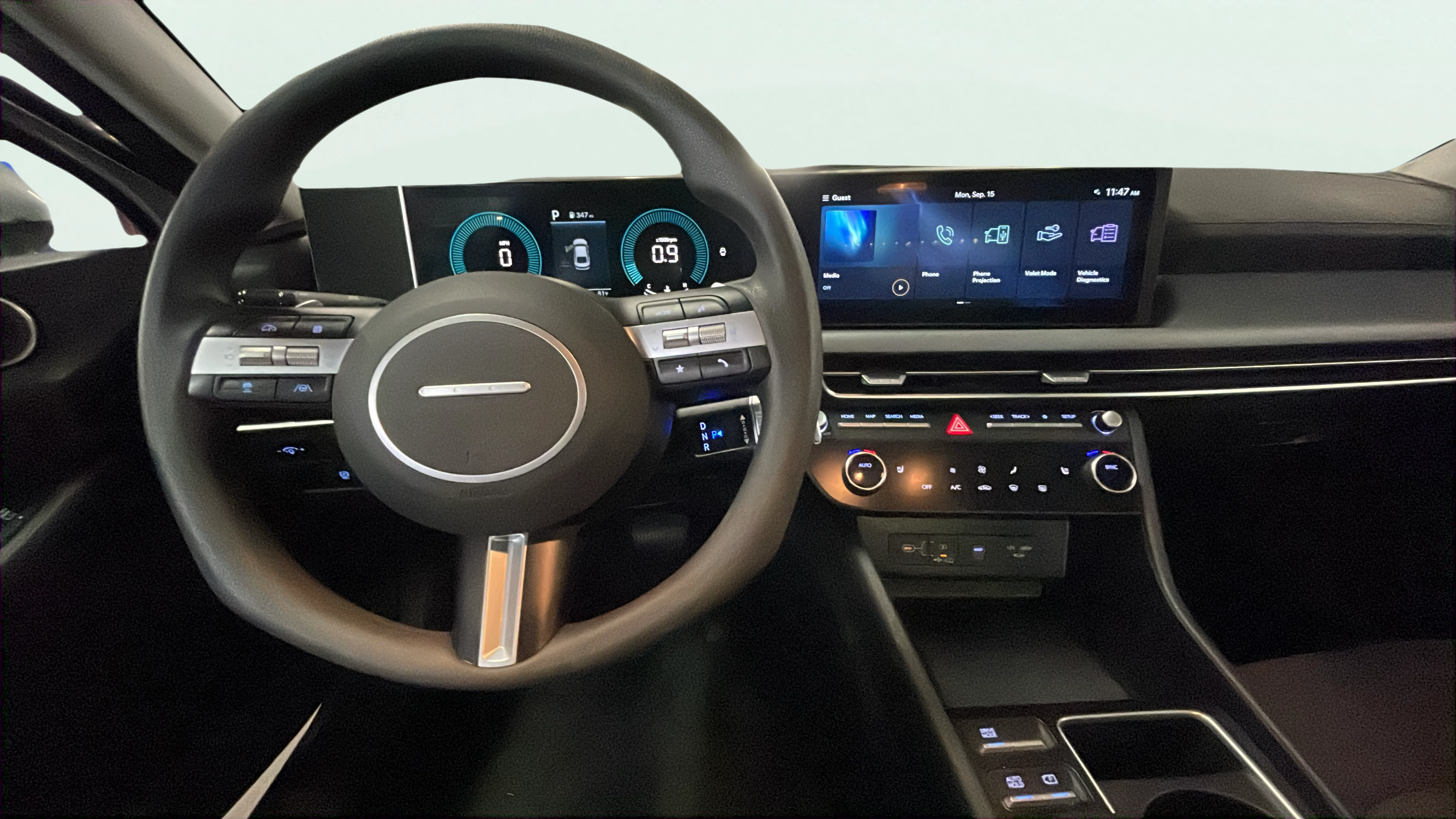 Vehicle interior 360 preview
