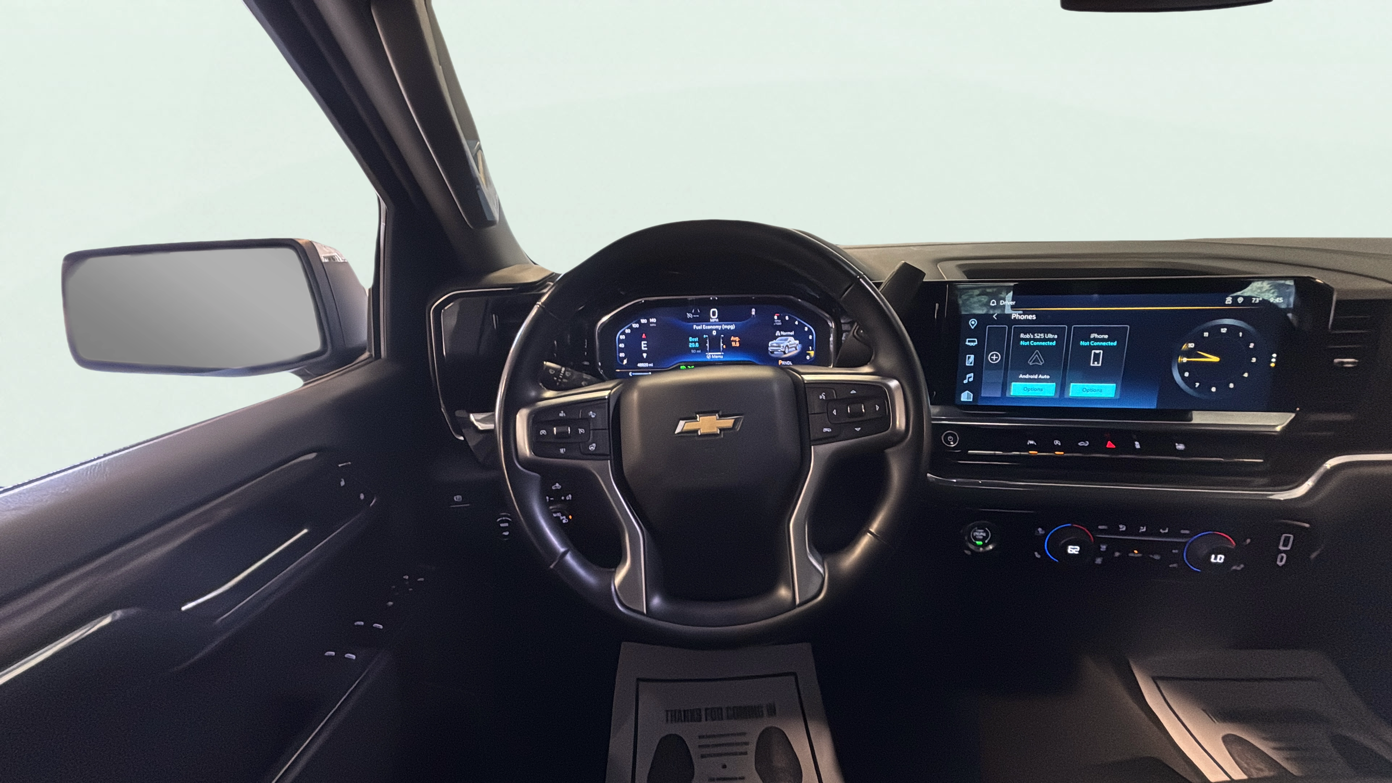 Vehicle interior 360 preview