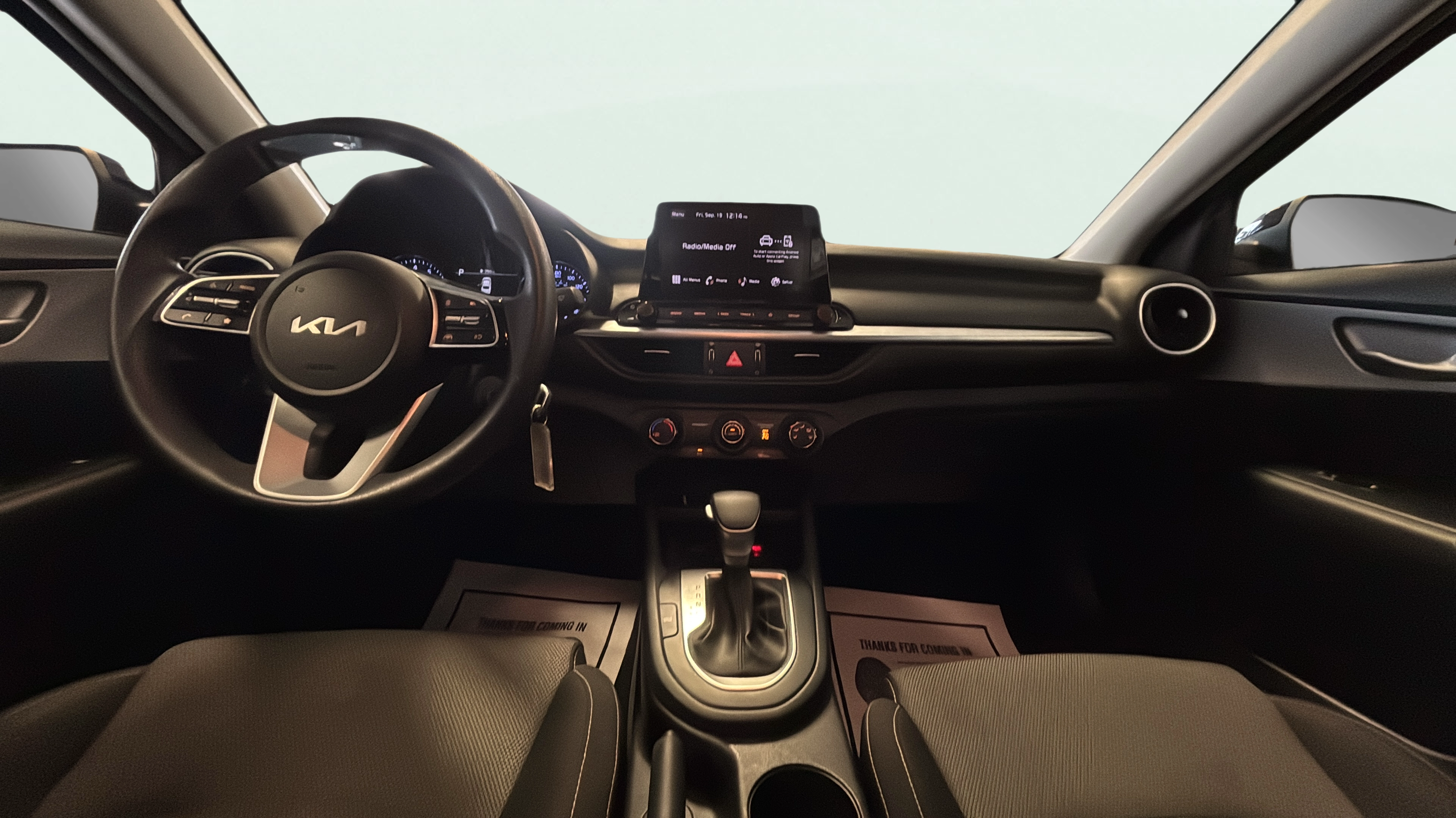 Vehicle interior 360 preview