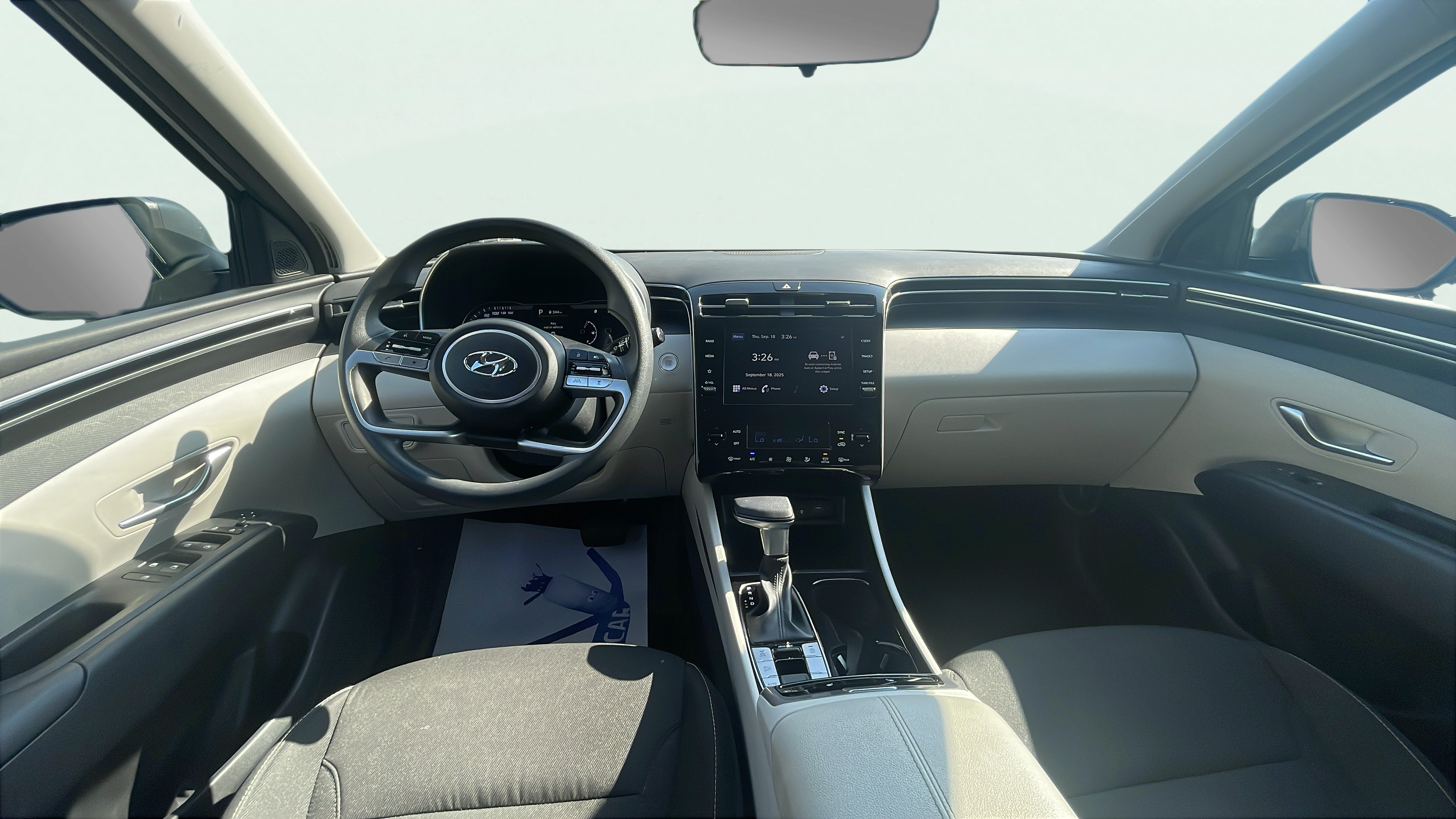 Vehicle interior 360 preview