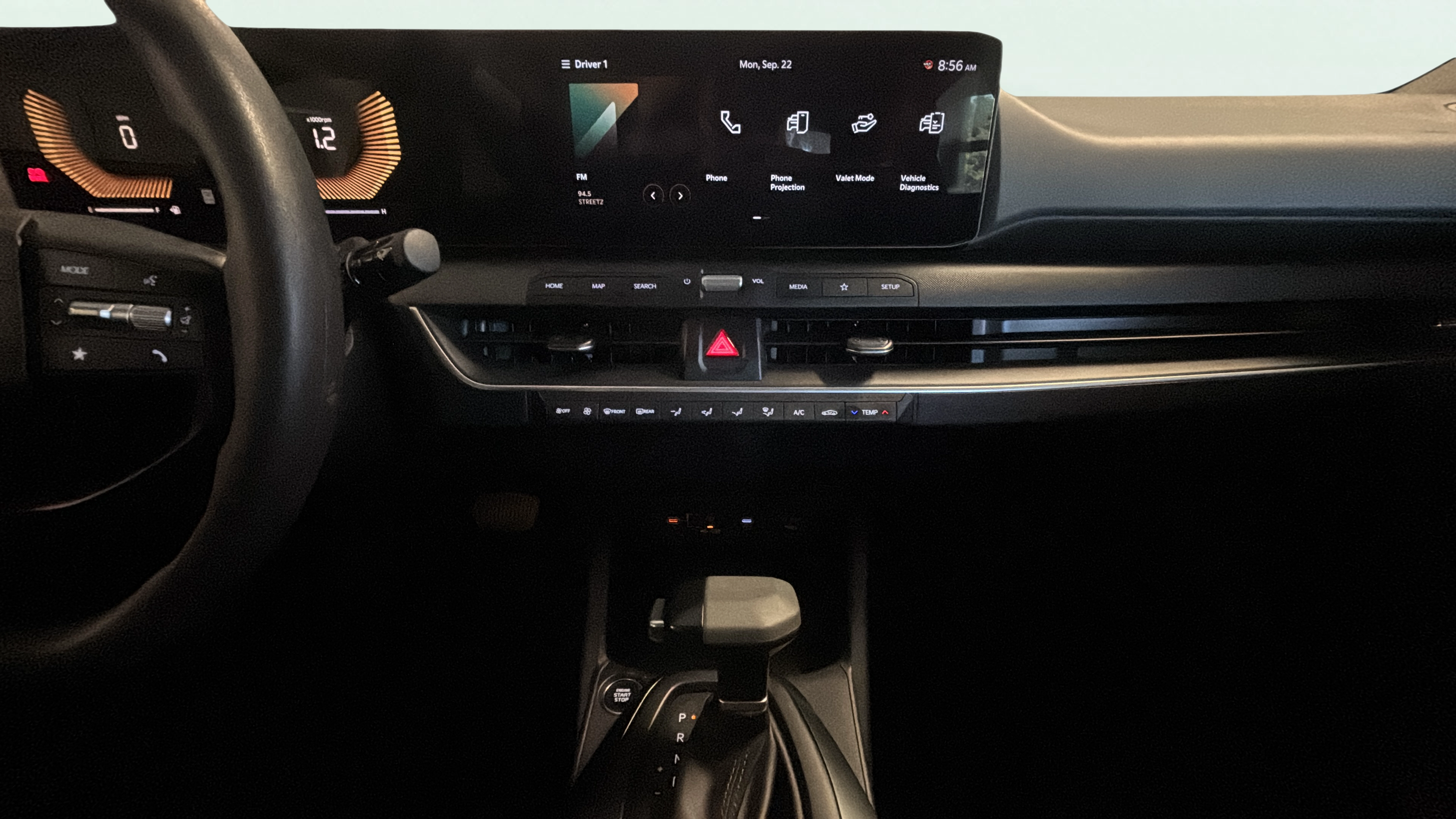 Vehicle interior 360 preview