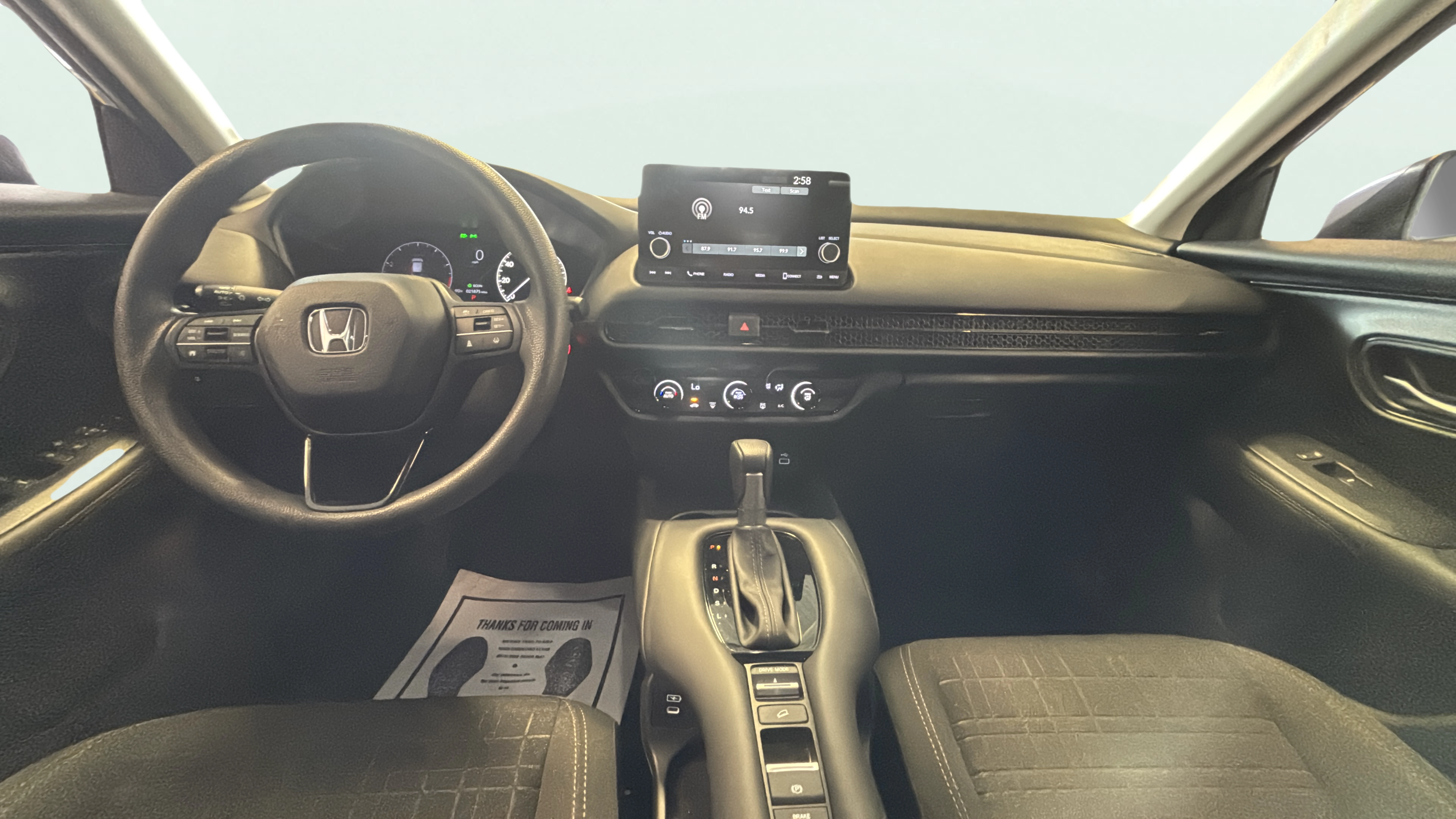 Vehicle interior 1