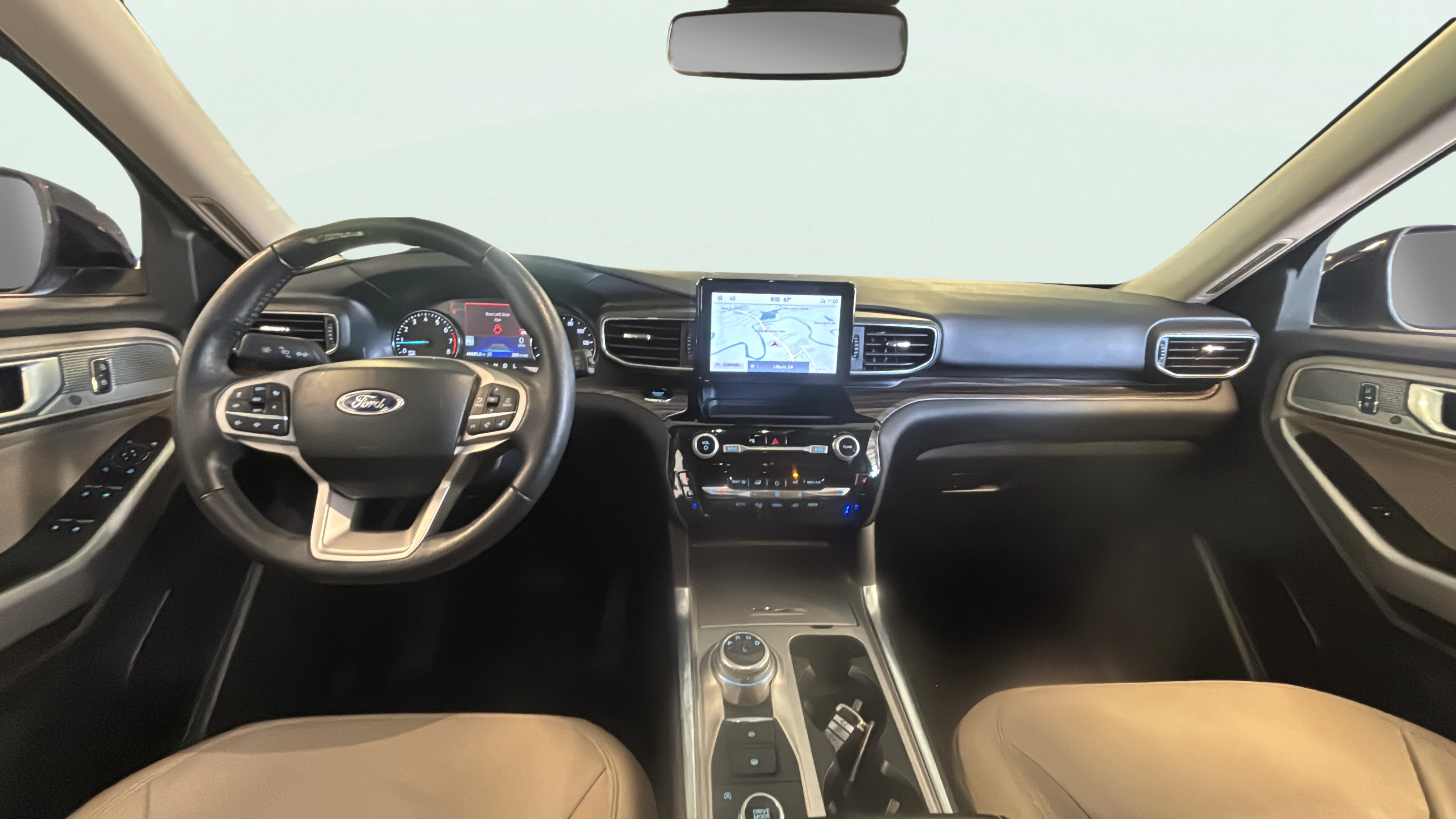 Vehicle interior 360 preview