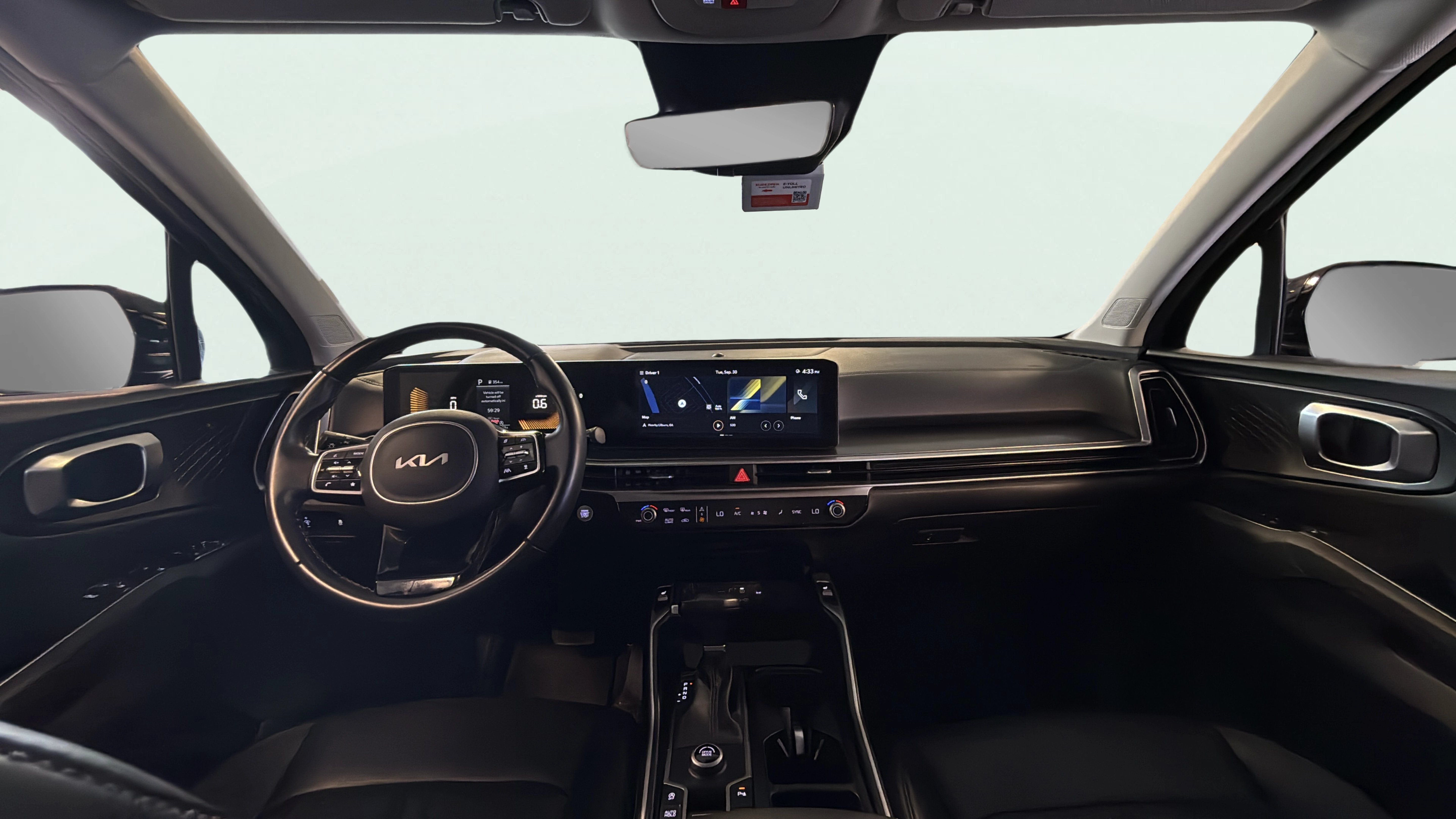Vehicle interior 360 preview
