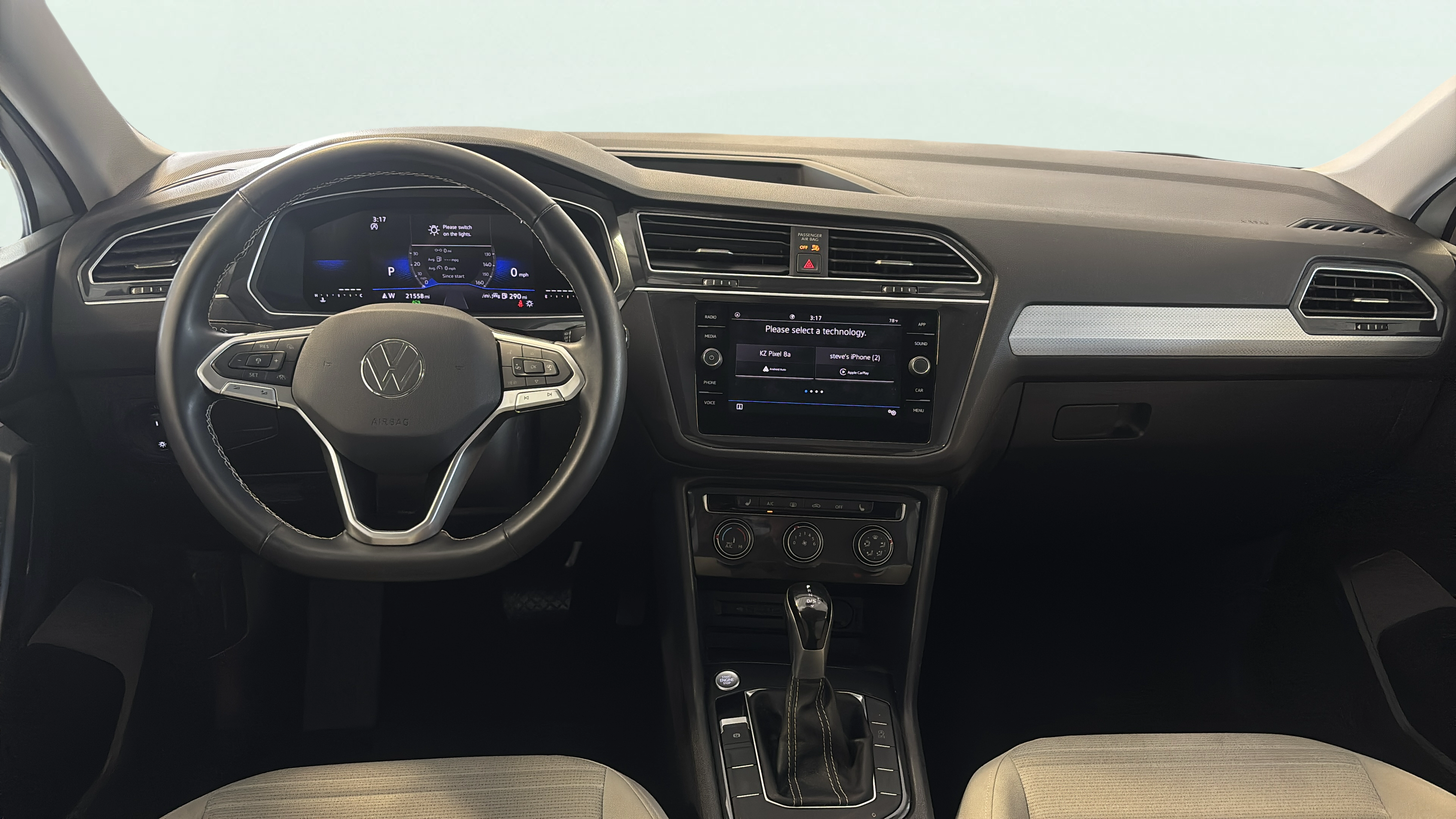 Vehicle interior 360 preview