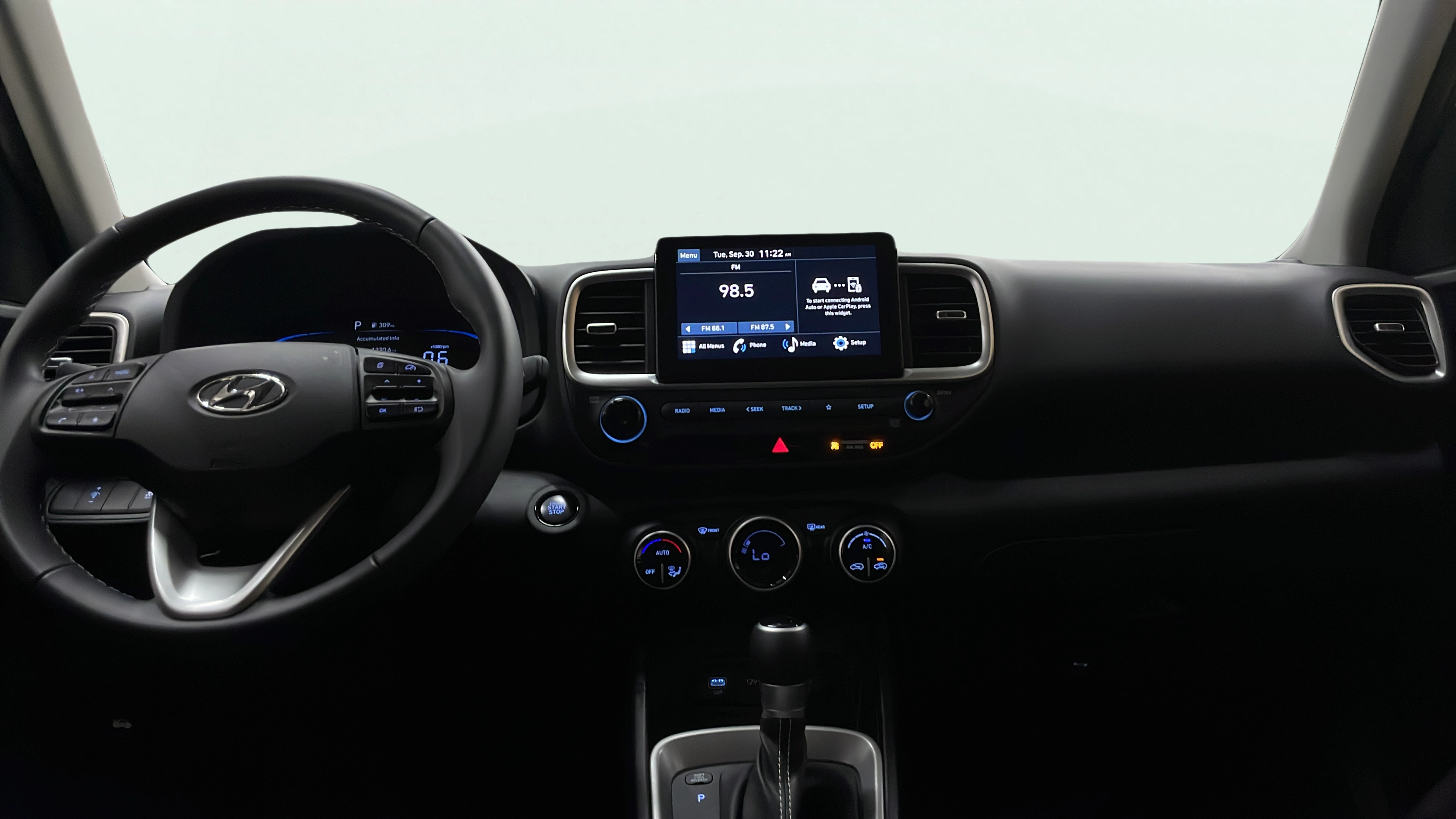 Vehicle interior 360 preview